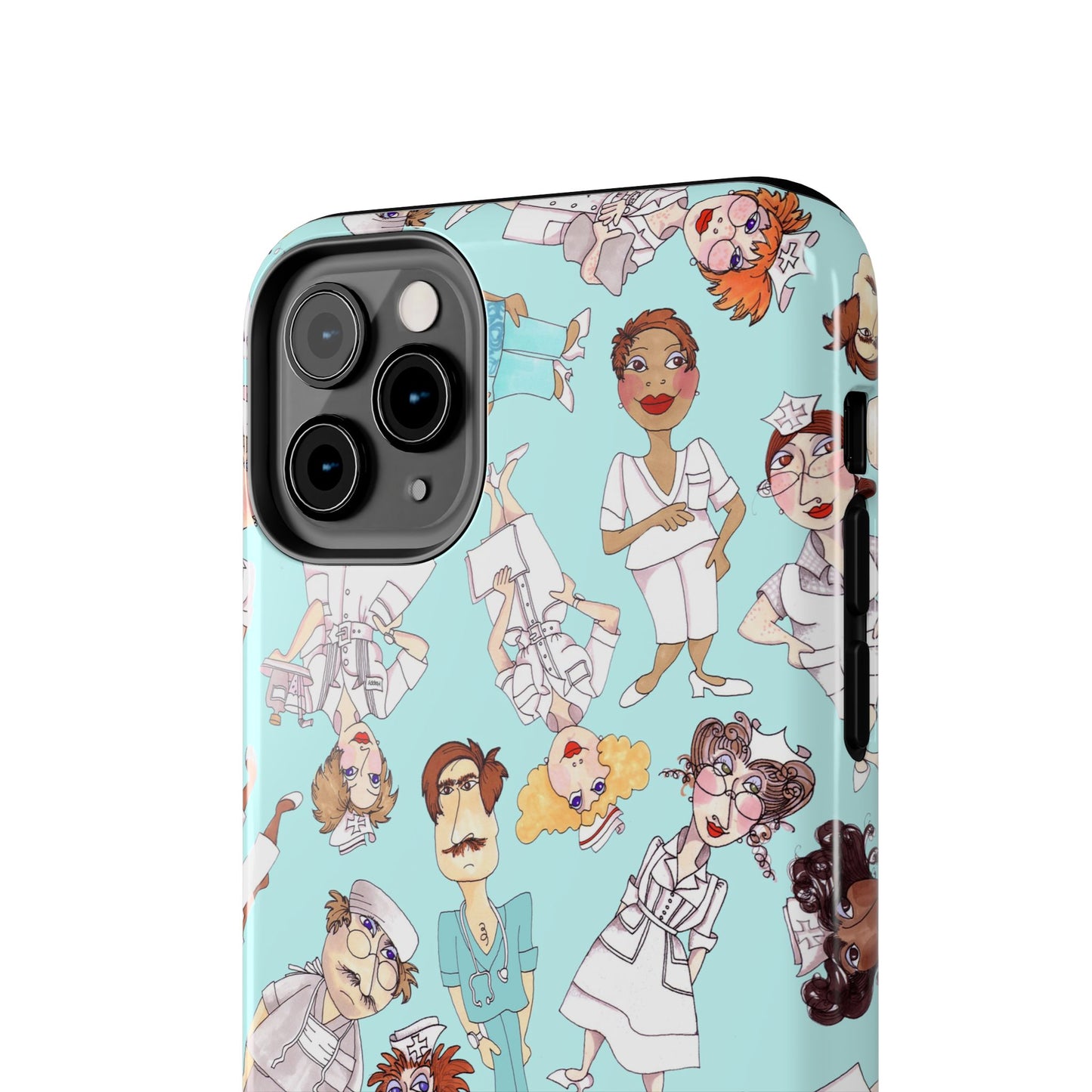 Happy Staff Aqua Phone Case