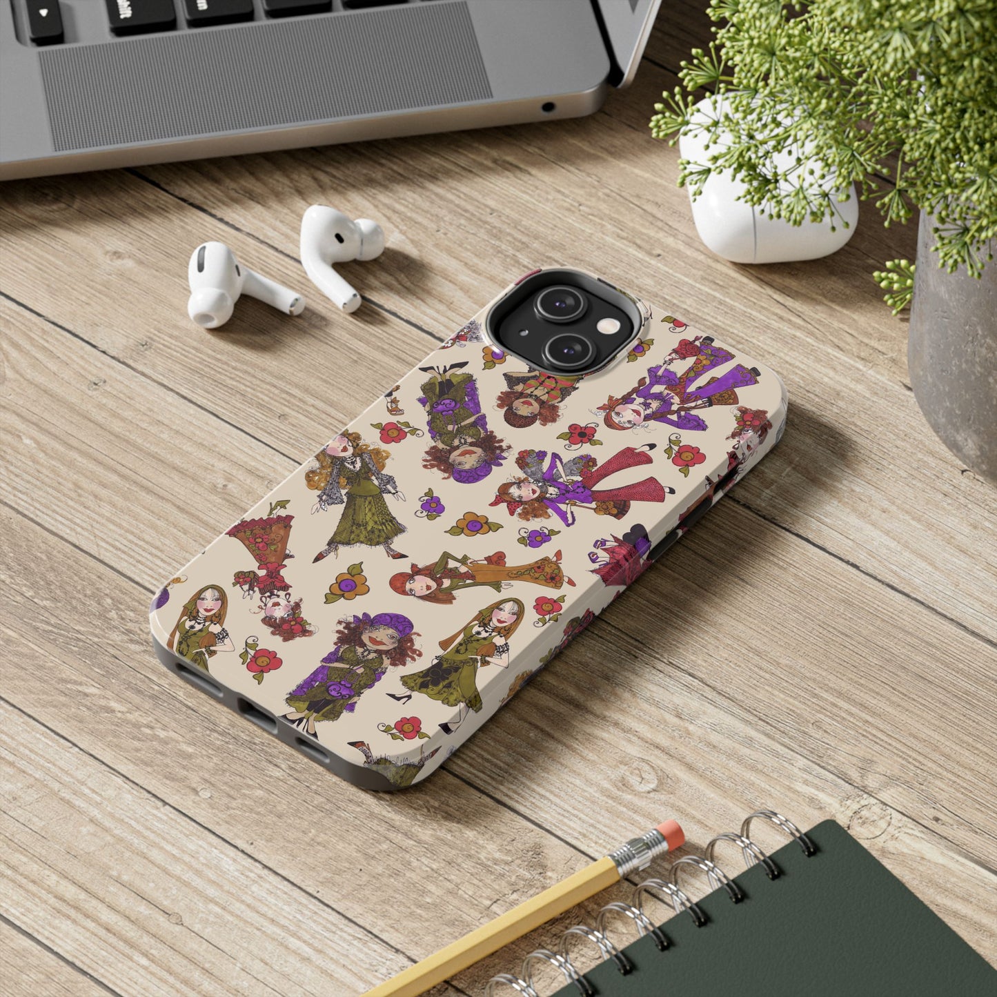 Tossed Gypsies Muslin Phone Case