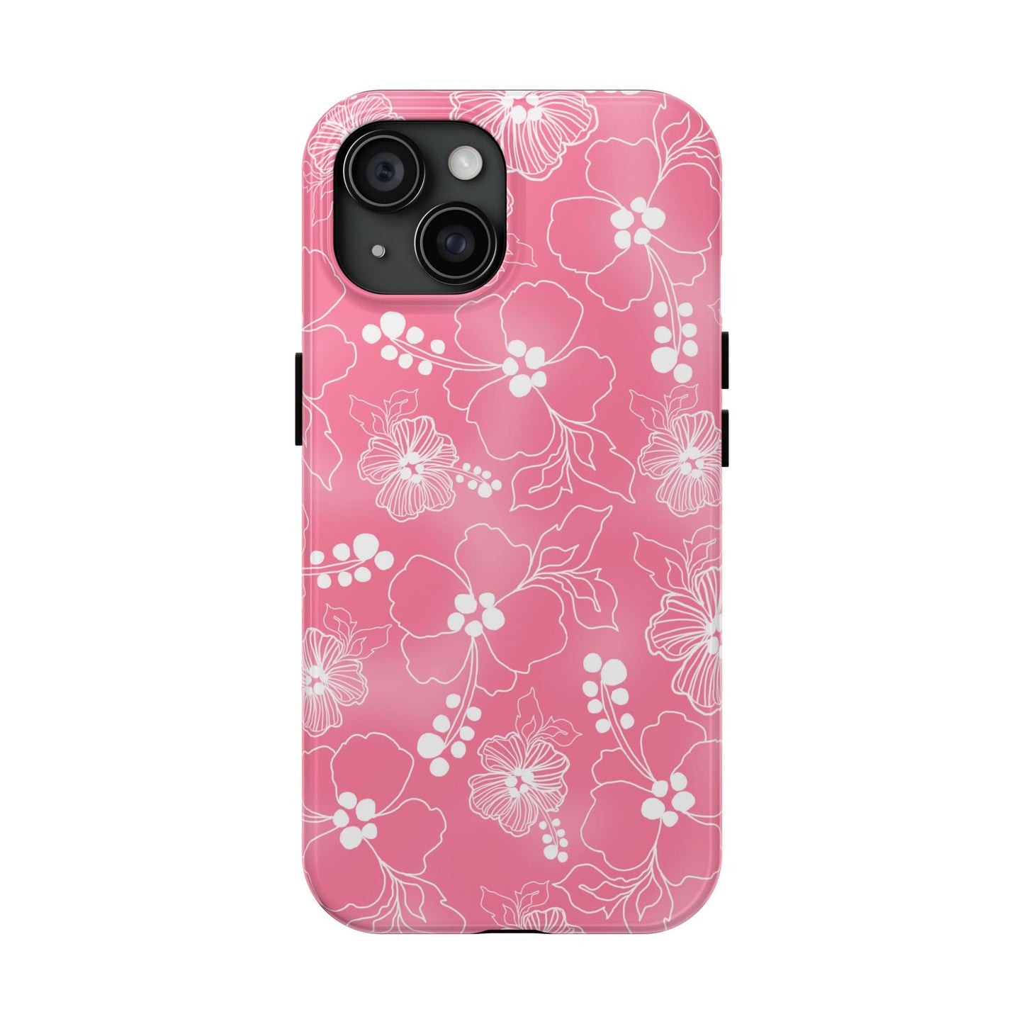 Lacey Hibiscus Pink Phone Case