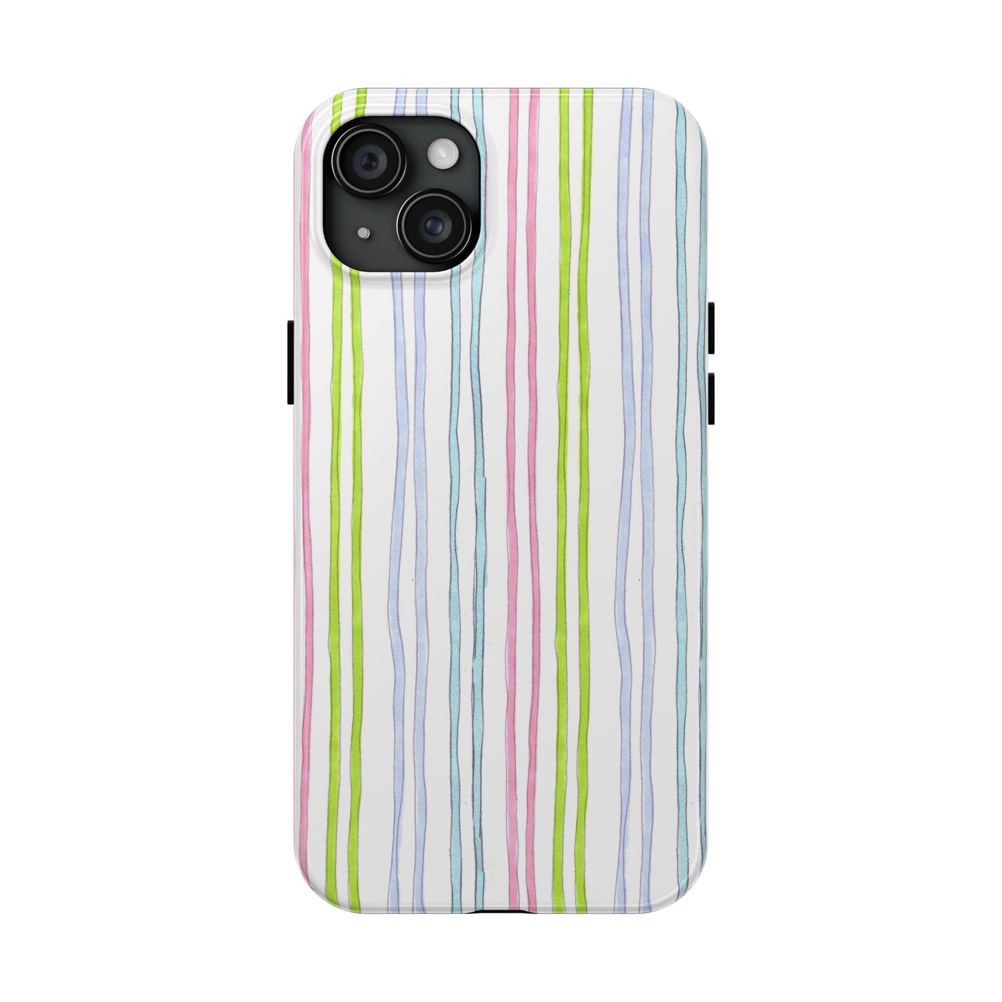 Belle Stripe White Phone Case