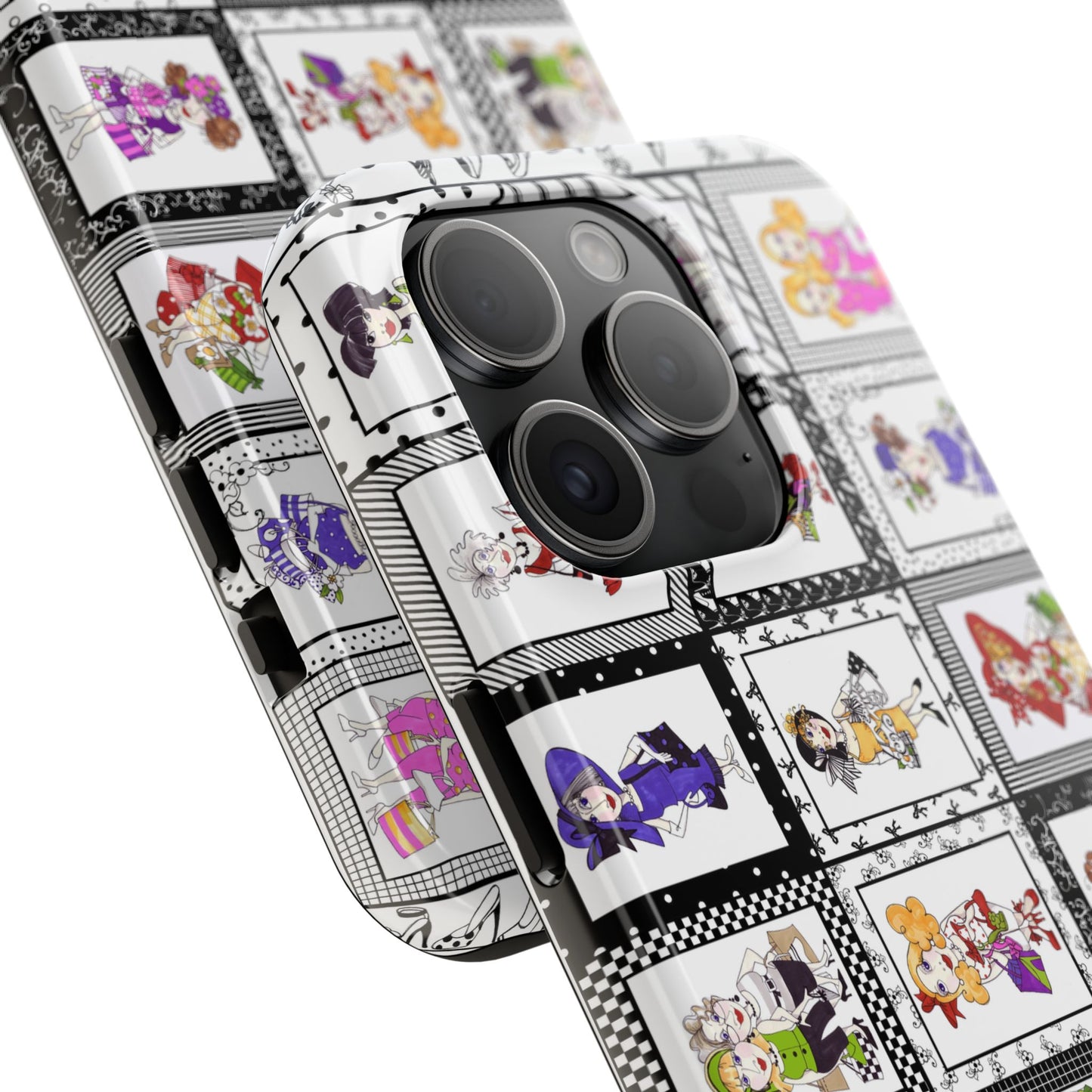 Gone Shopping White / Black Phone Case