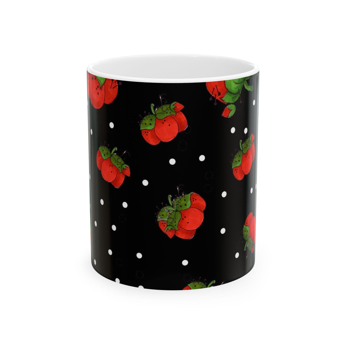 Pin Dots Black Cup