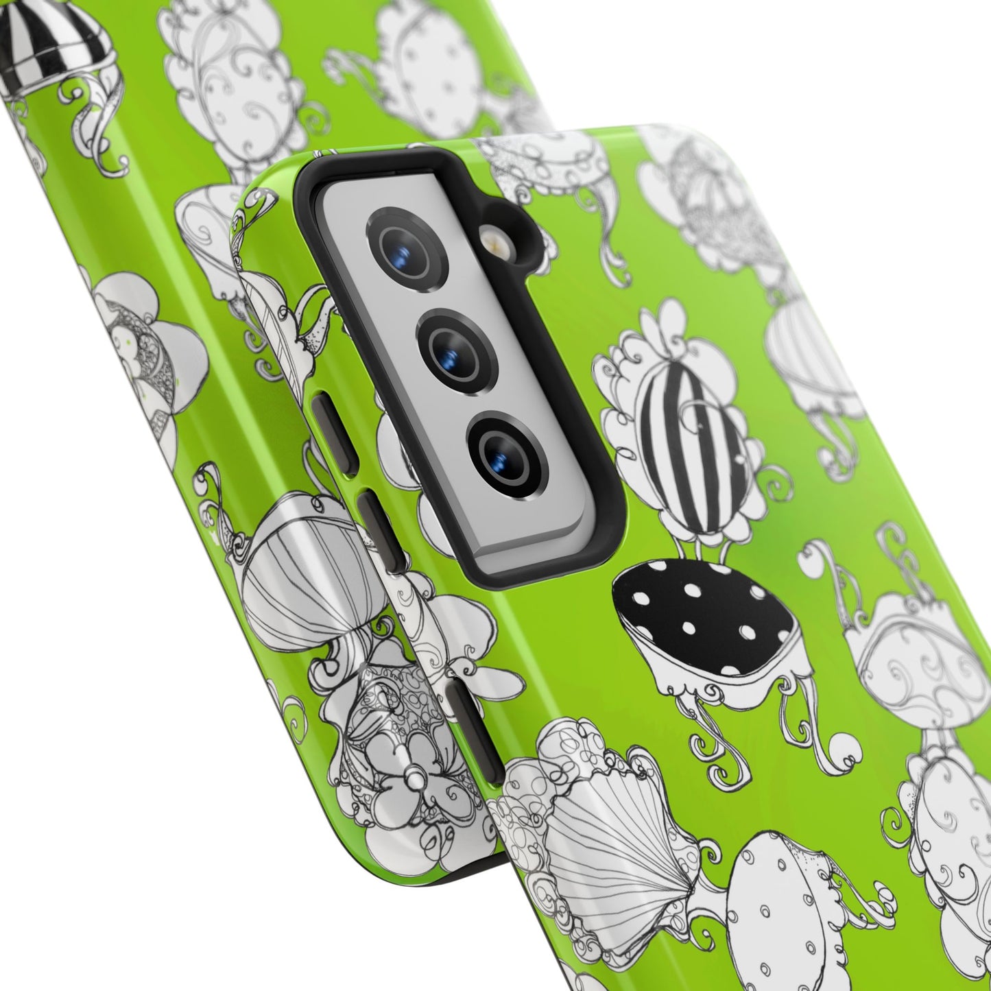 Bistro Chairs Lime Phone Case