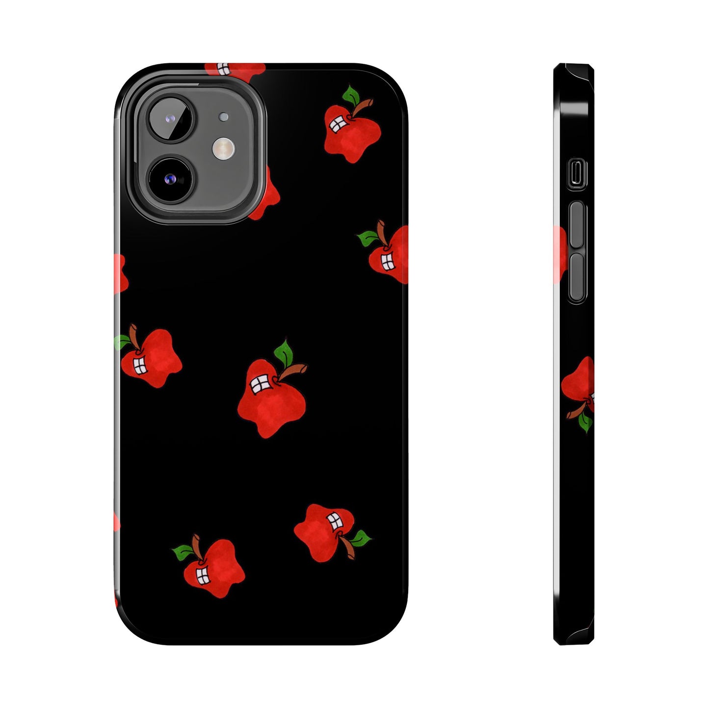 Flying Apples Black Phone Case