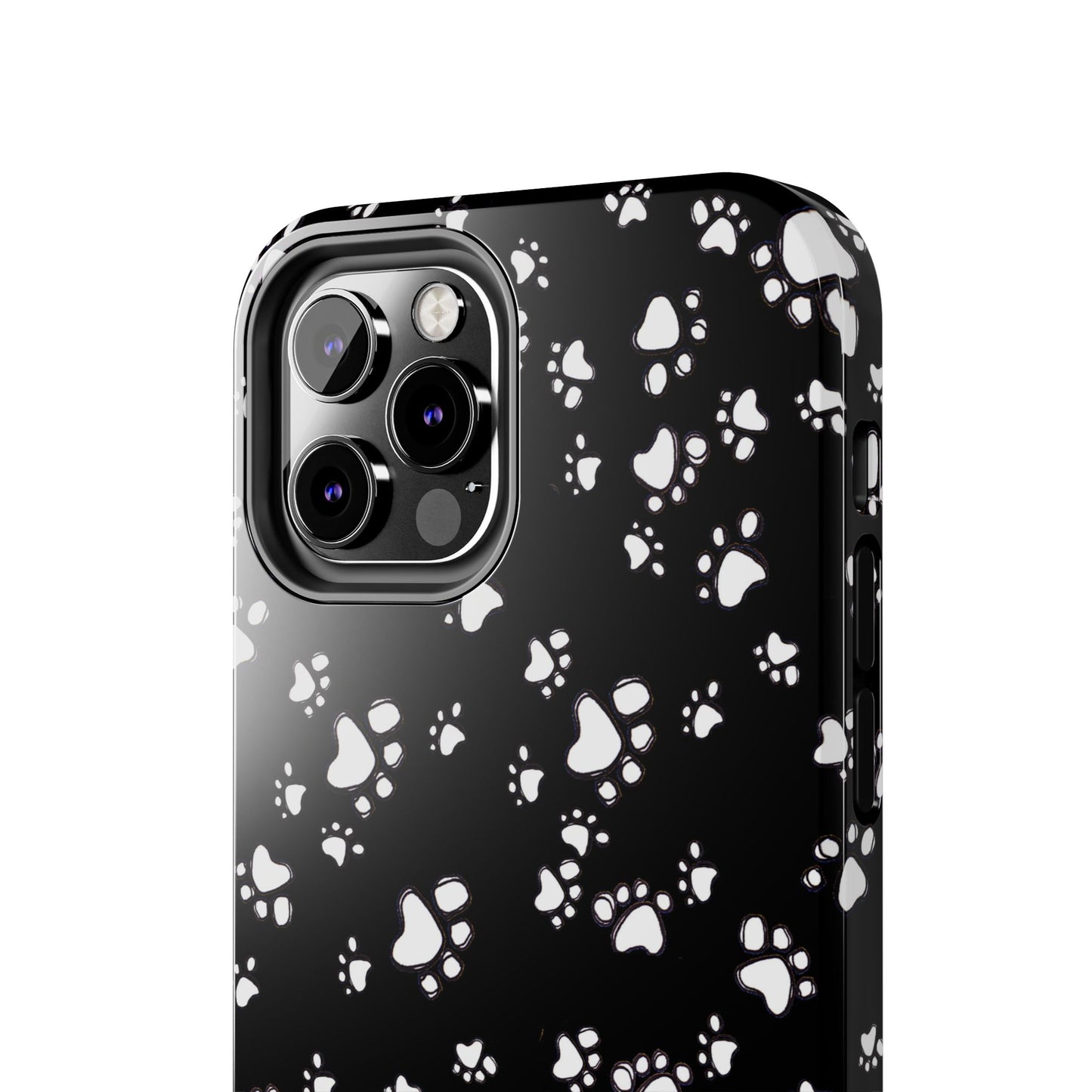 Paw Flakes Black Phone Case