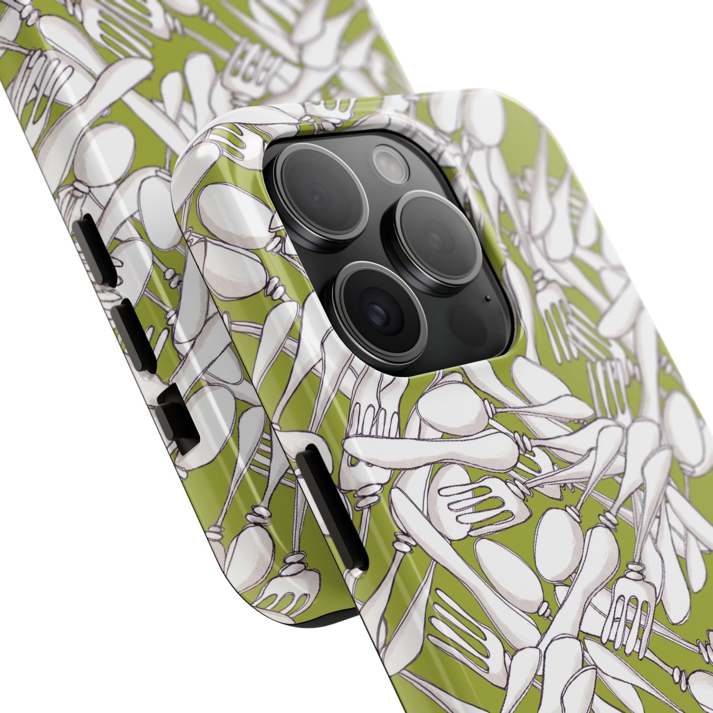 Silverware Wars Green Phone Case