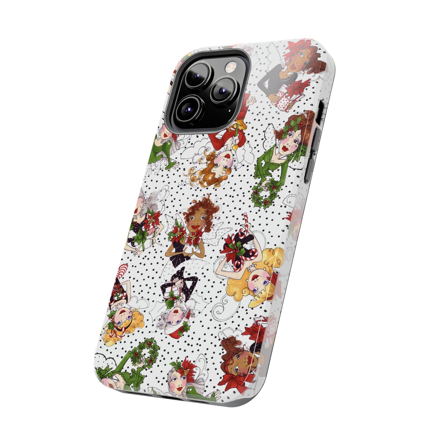 Fairy Toss White / Black Phone Case