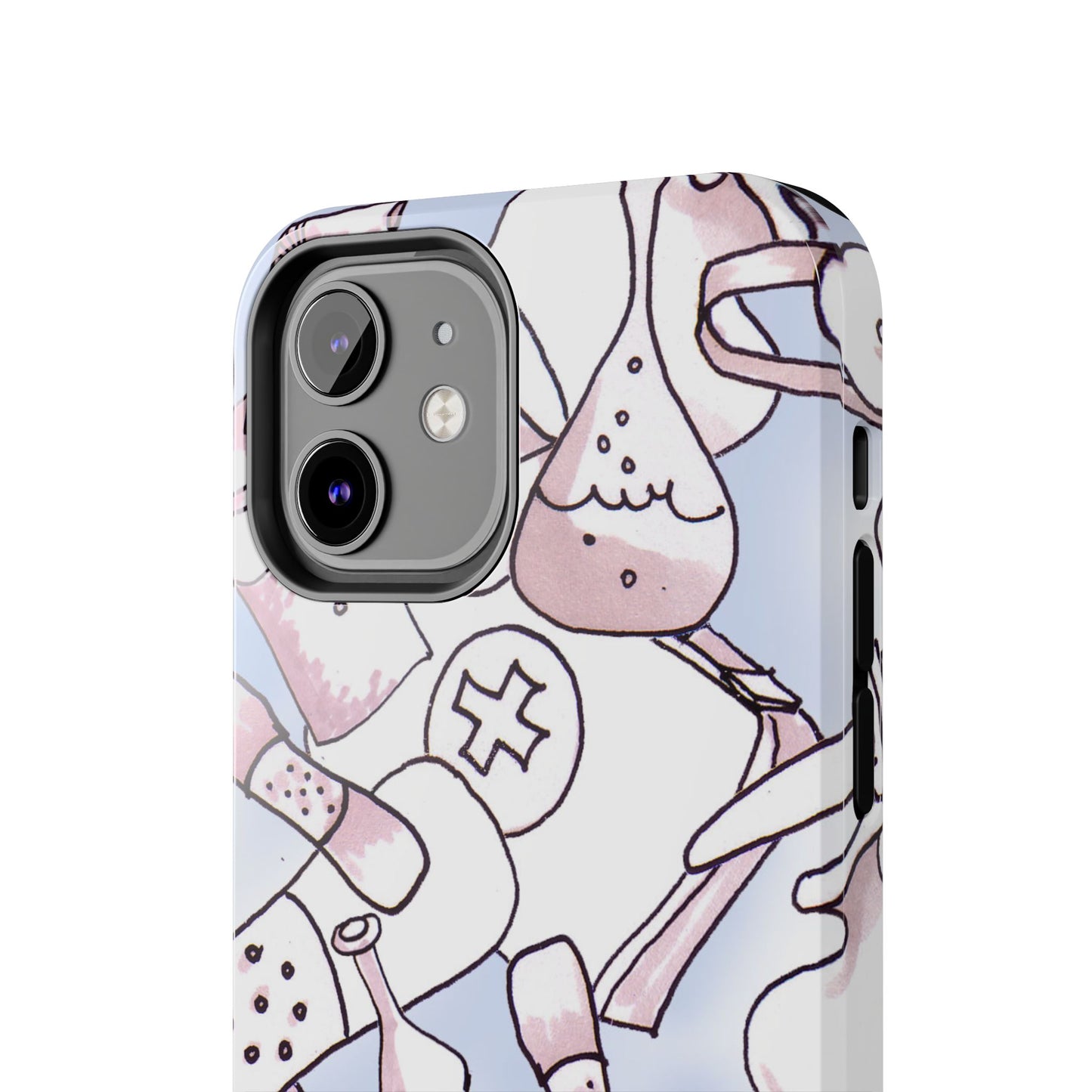 Med Stuff Blue Phone Case