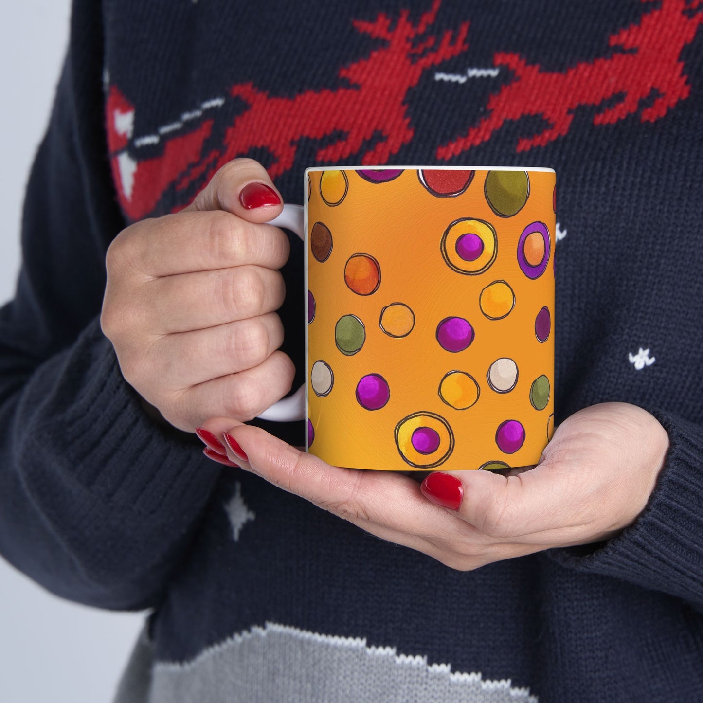 Double Dot Yellow Cup