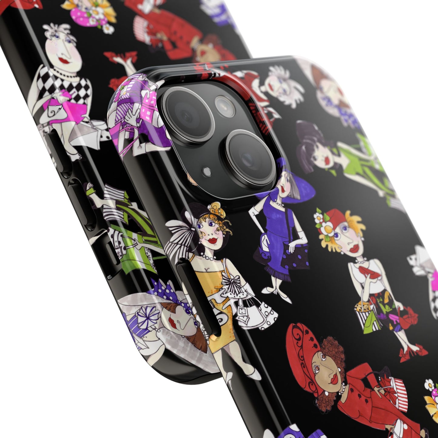 Gone Shopping Tossed Black Phone Case