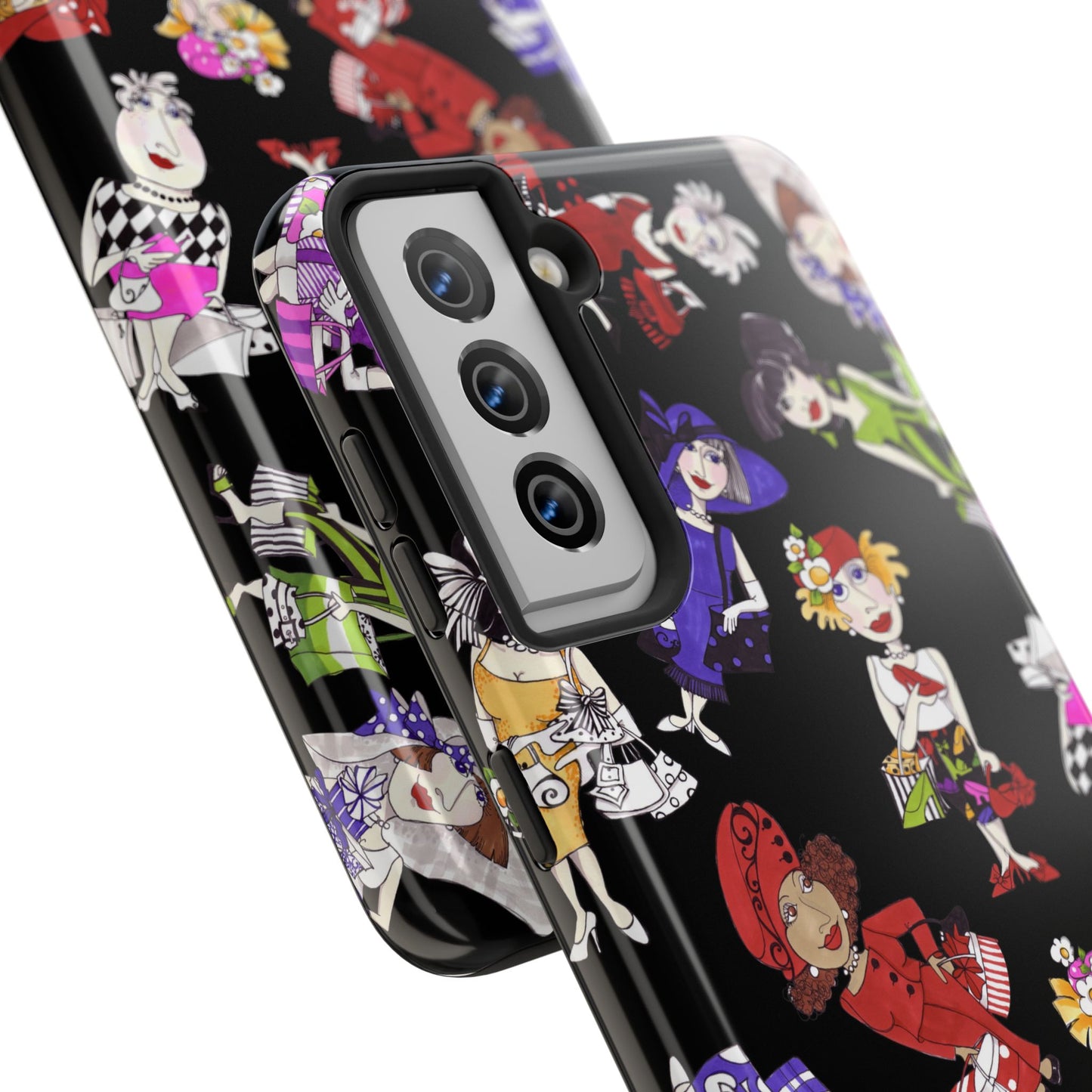 Gone Shopping Tossed Black Phone Case