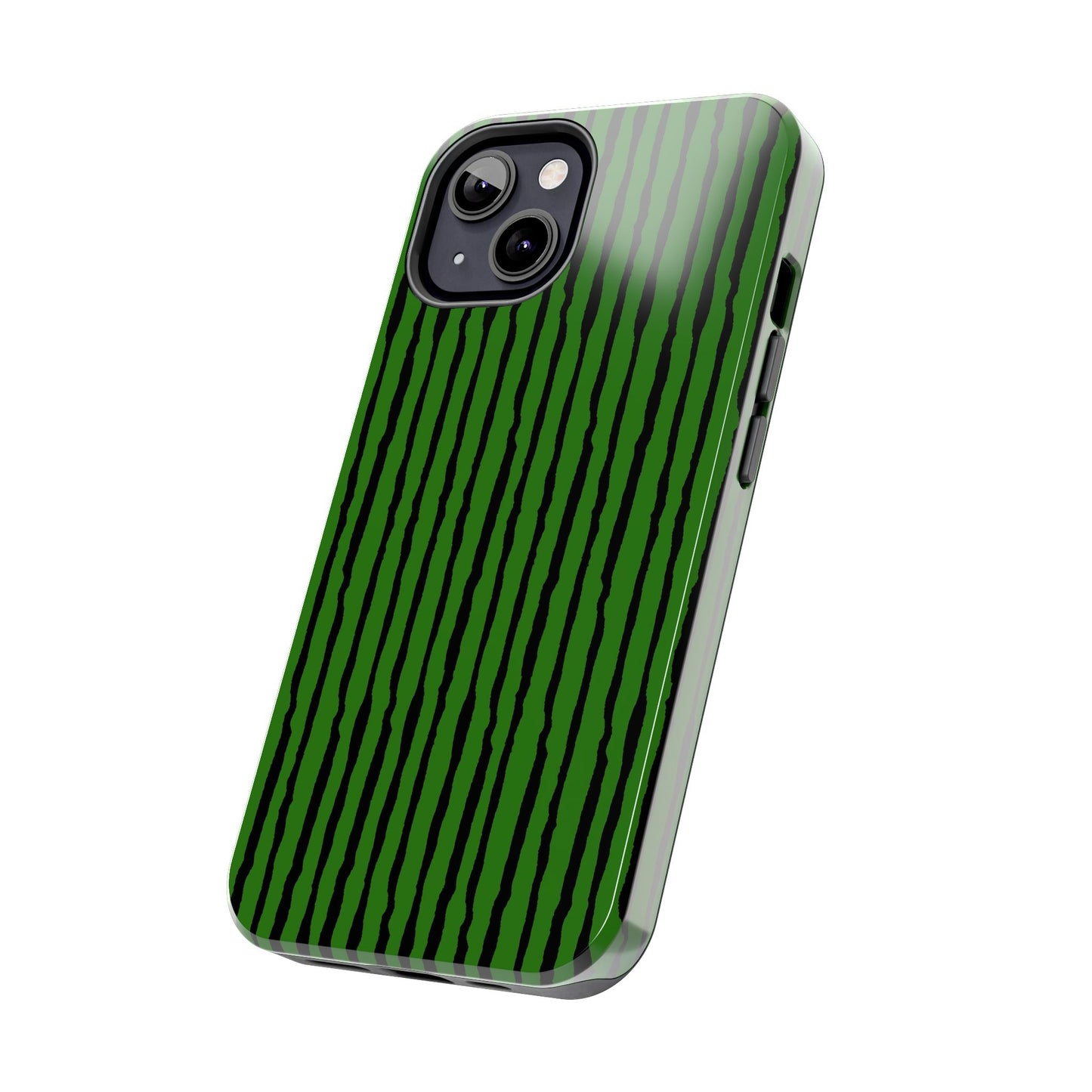 Sorta Stripe Green / Black Phone Case