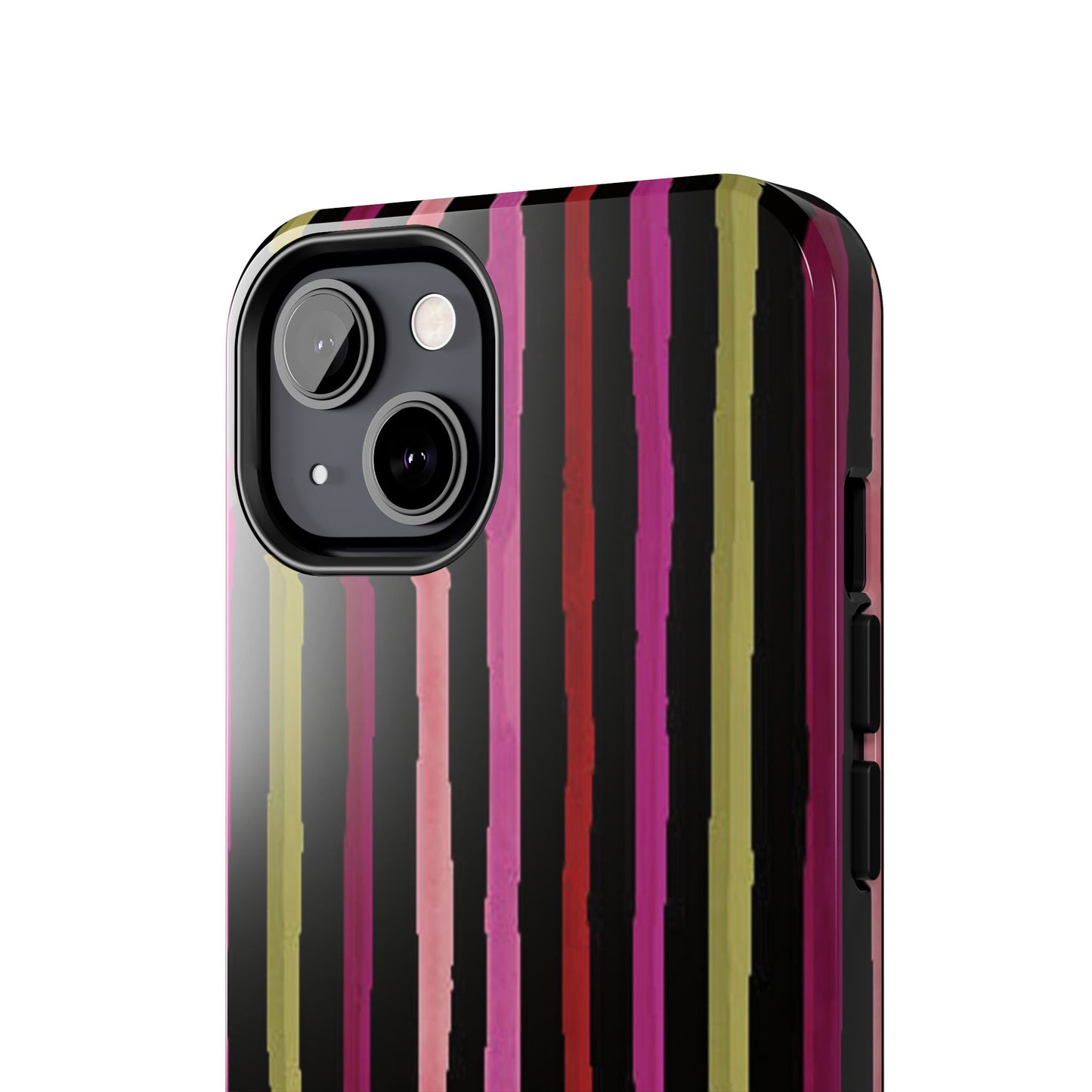 Garden Stripe Black Phone Case