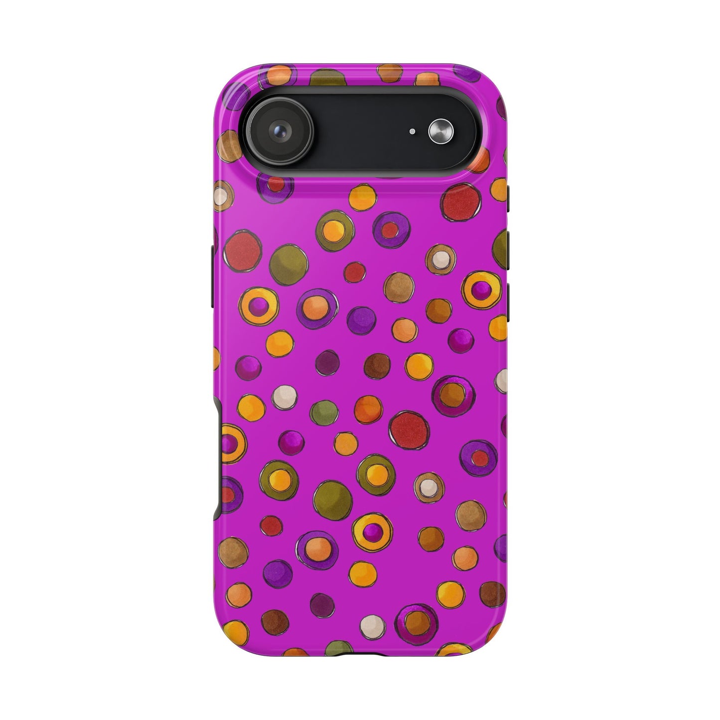 Double Dot Fuchsia Phone Case