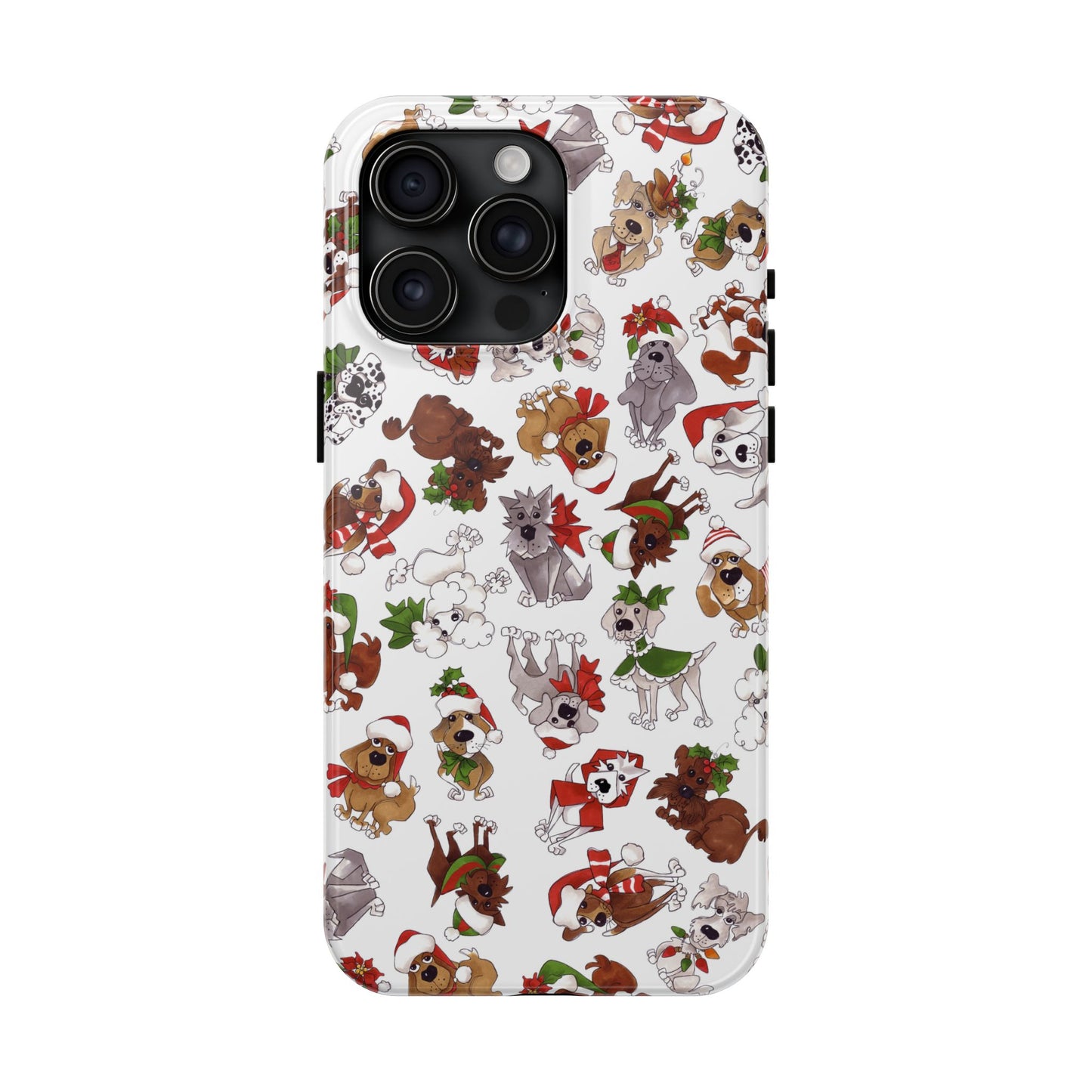Doggie Toss White Phone Case