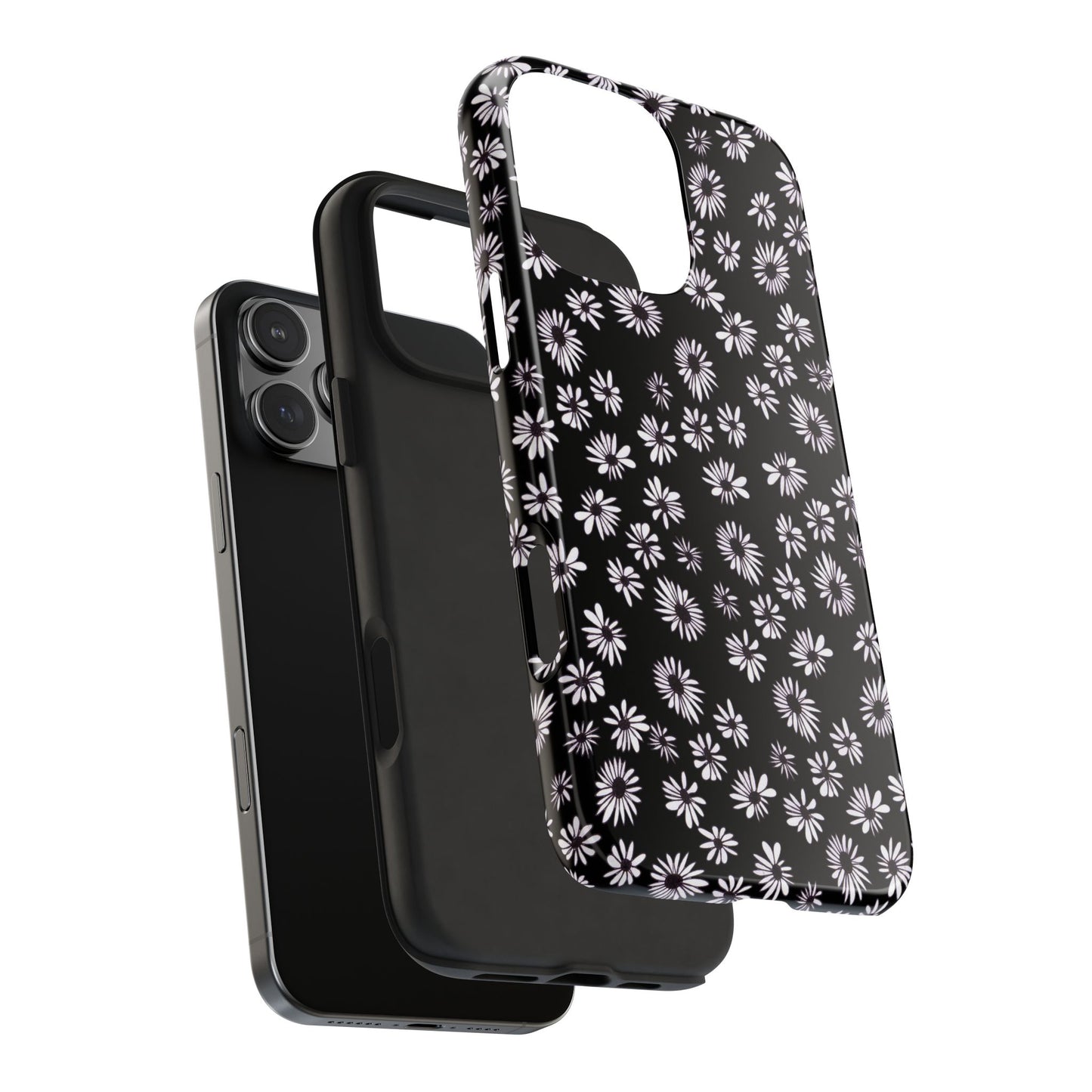 Random Daisy Black / White Phone Case