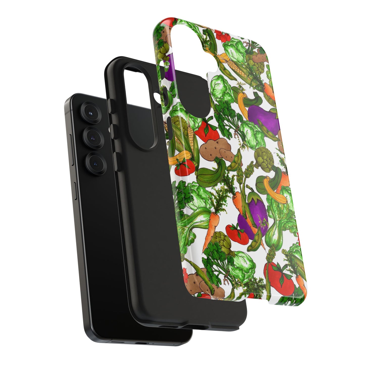 Veggie Jungle White Phone Case