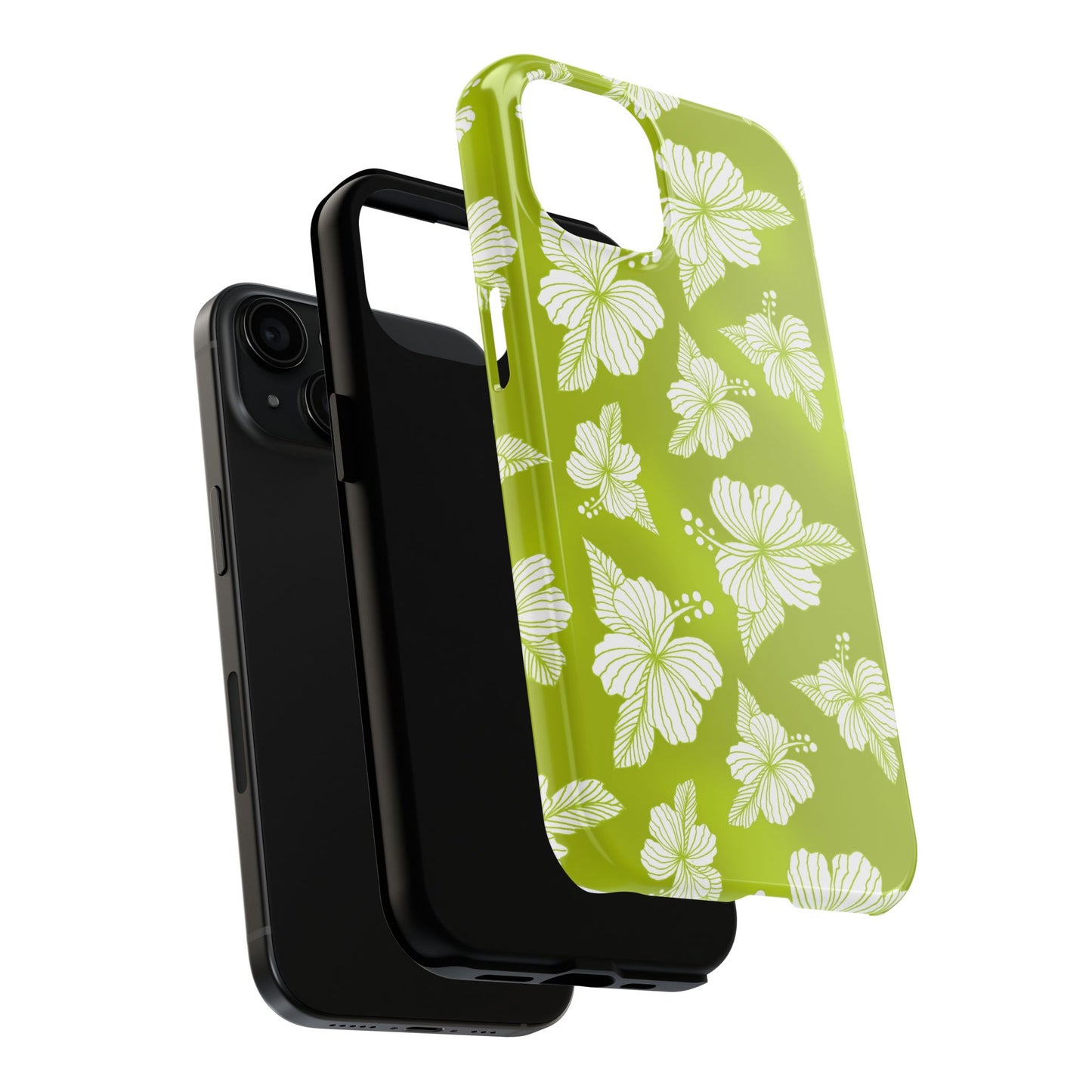 Hibiscus Green Phone Case
