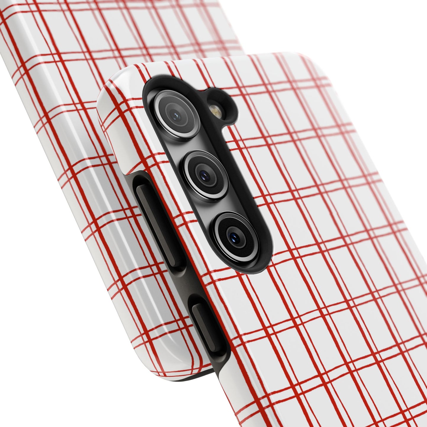 Kitchen Plaid White / Red Phone Case