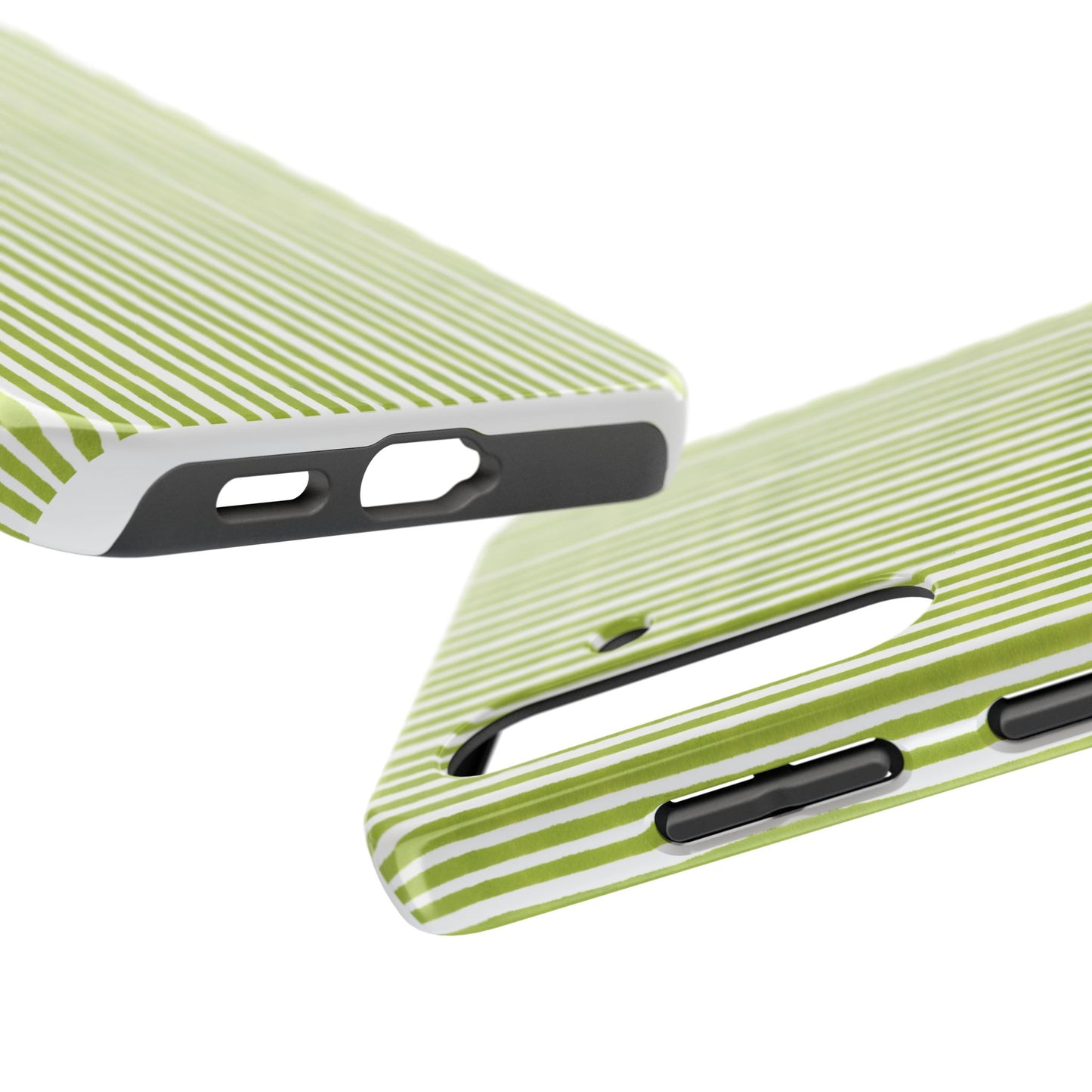 Lazy Stripe Lime Phone Case