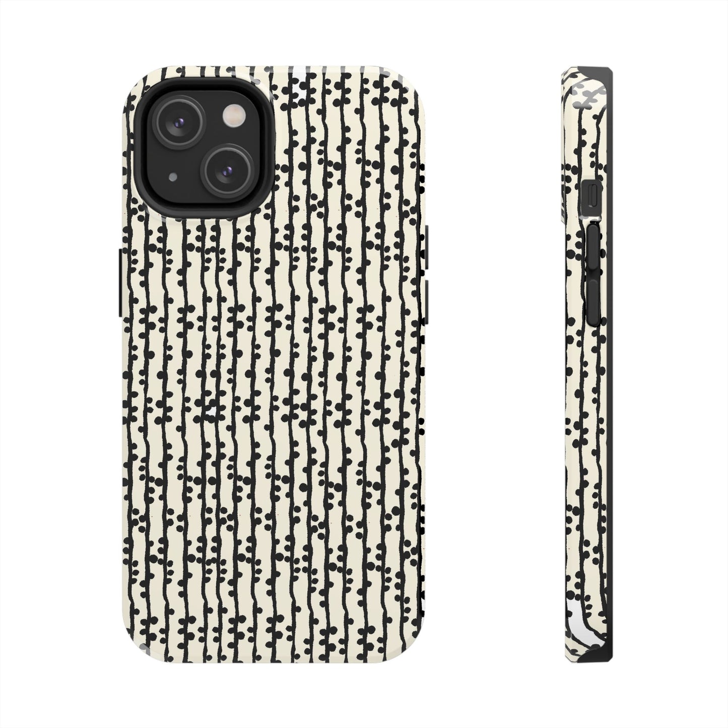 Loopy Stripe Bone Phone Case