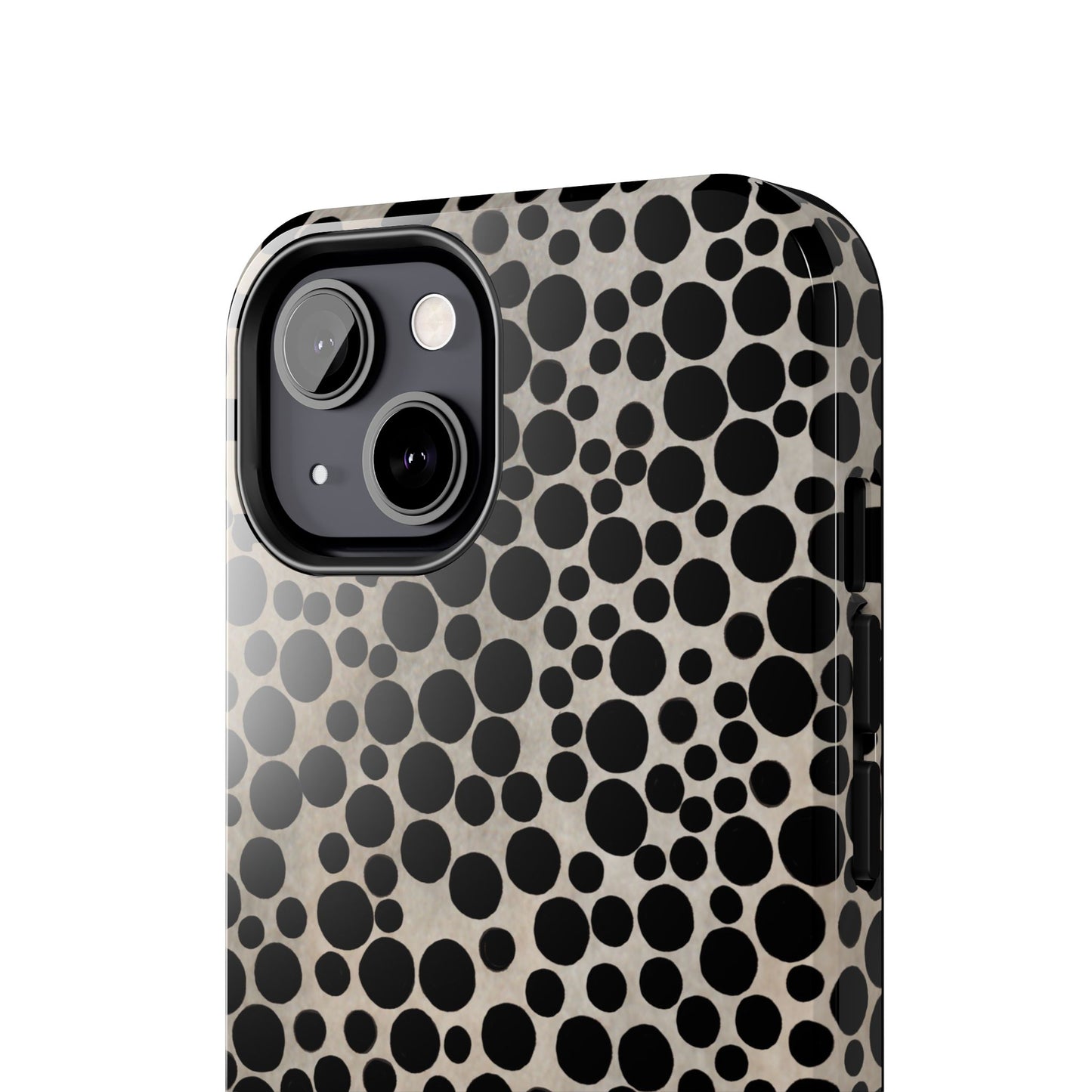 Felt Dots Silver Phone Case