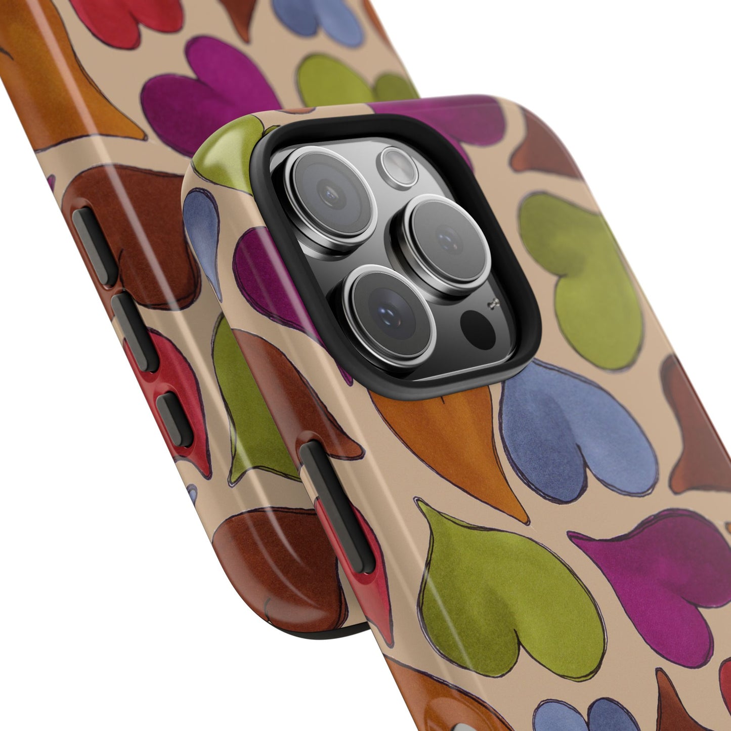 Big Hearted Khaki Phone Case