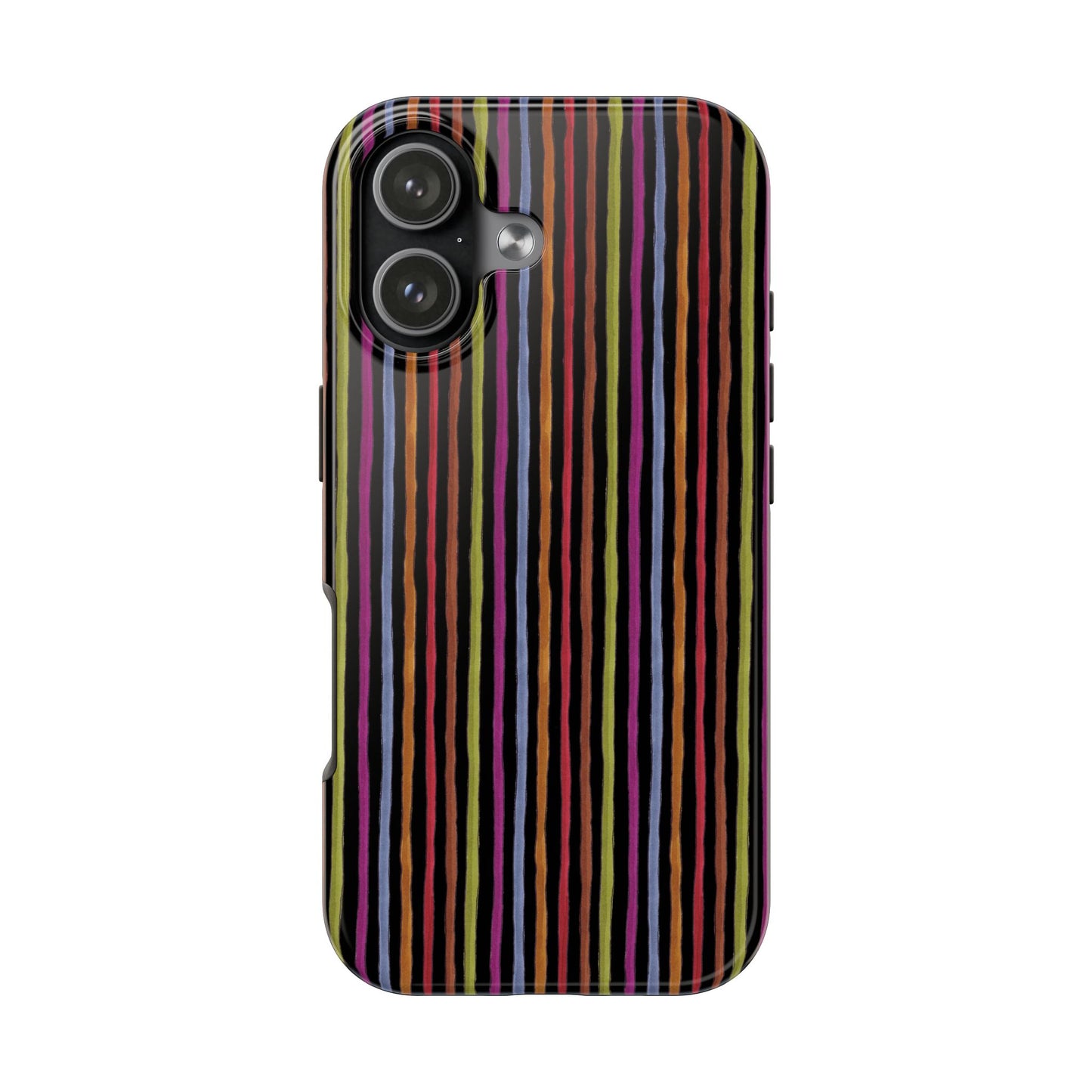 Stripe Black Phone Case