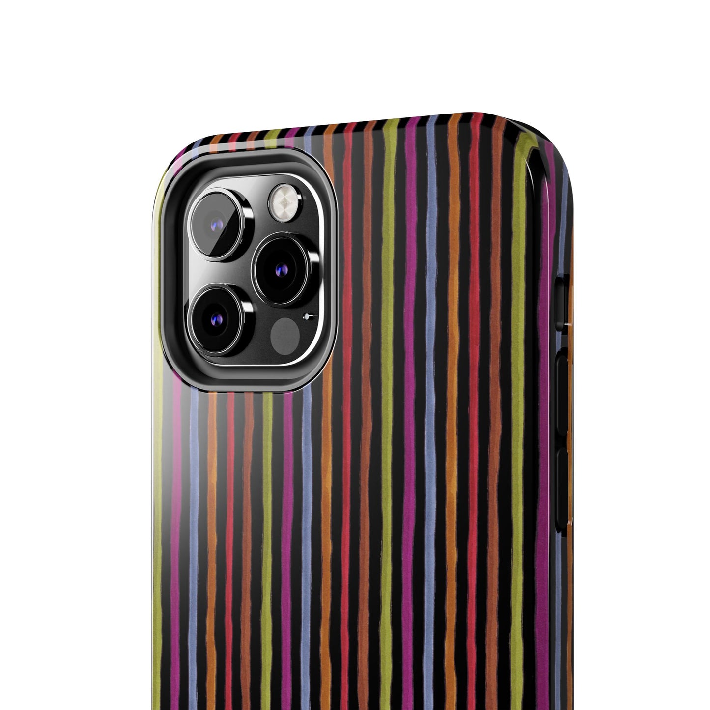 Stripe Black Phone Case
