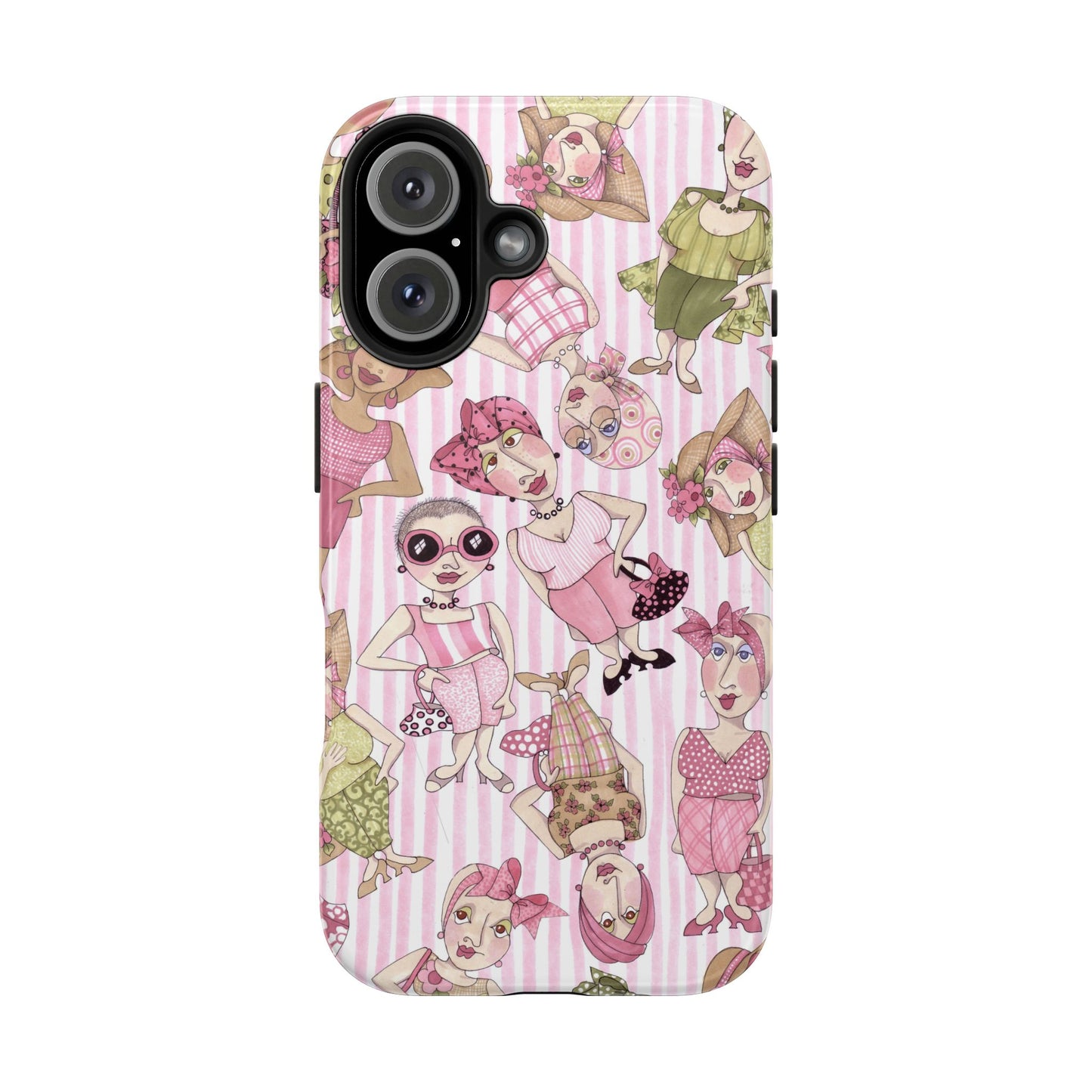 Tossed Ladies Pink Phone Case