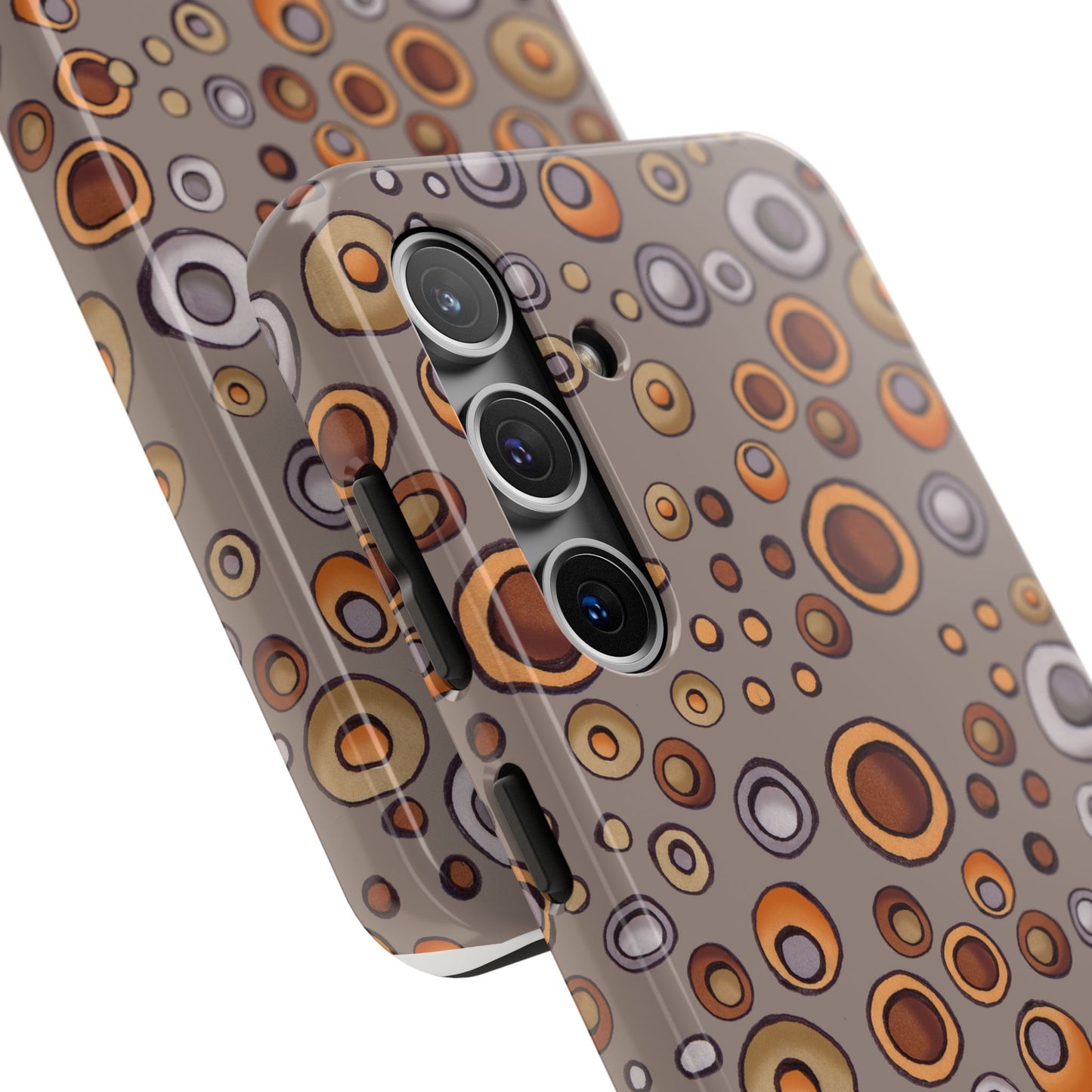 Doggy Dots Gray Phone Case
