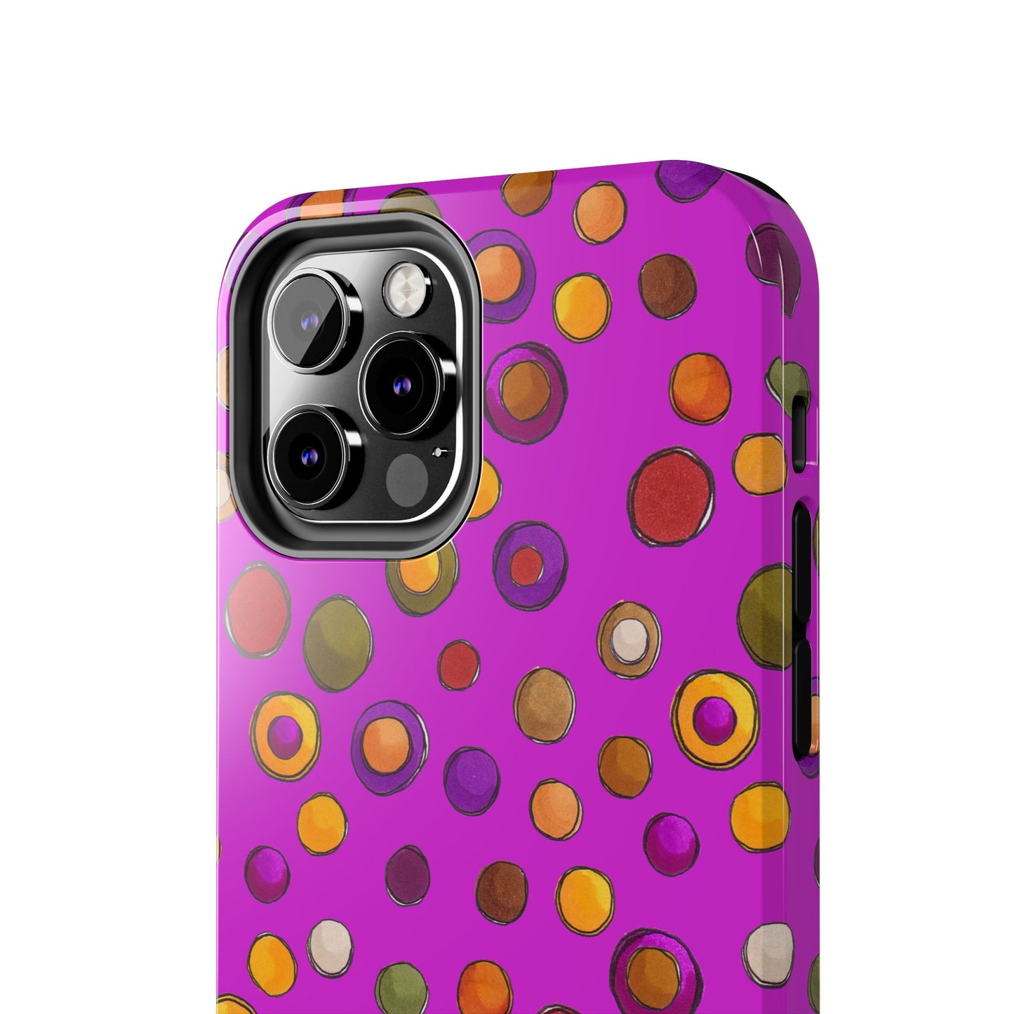 Double Dot Fuchsia Phone Case