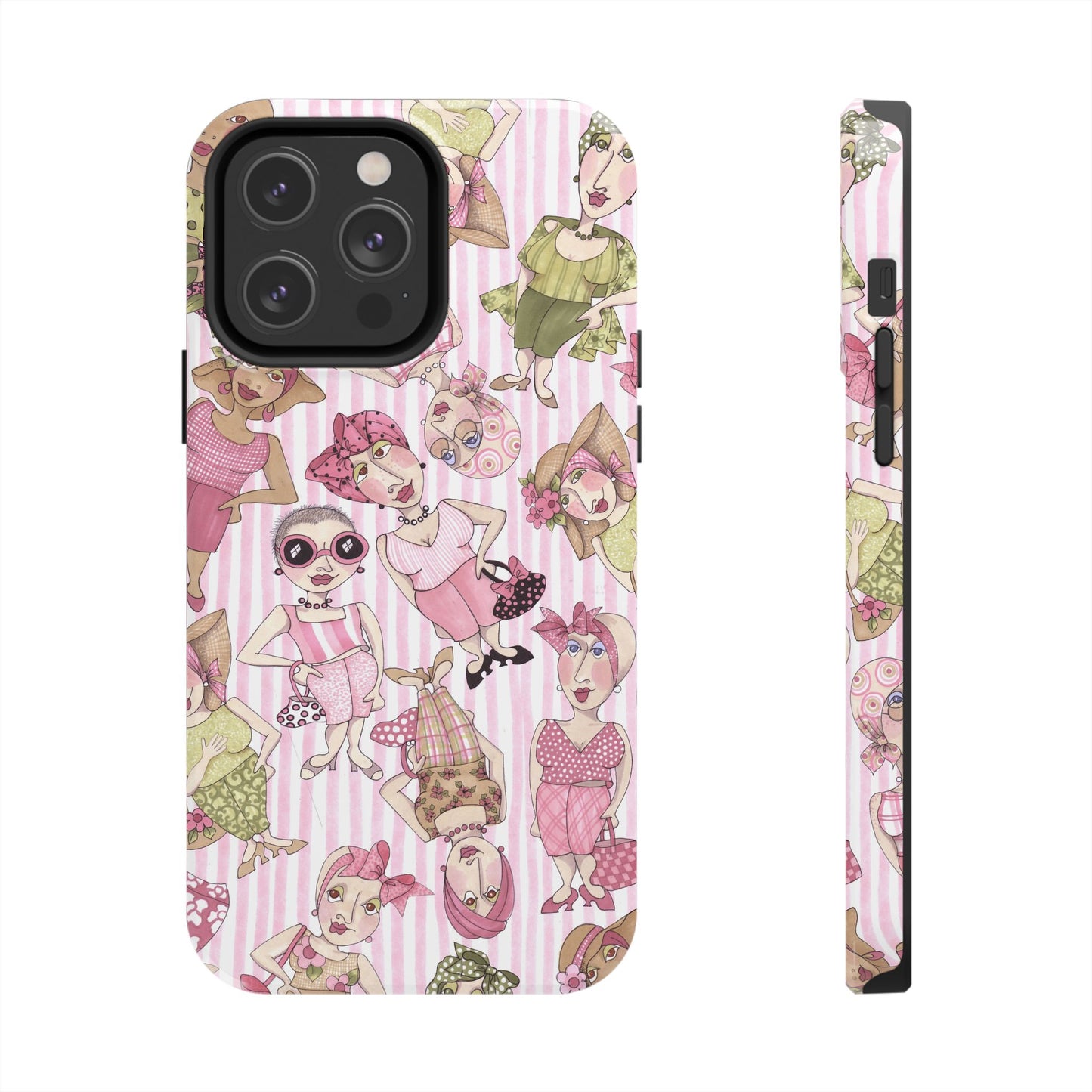Tossed Ladies Pink Phone Case