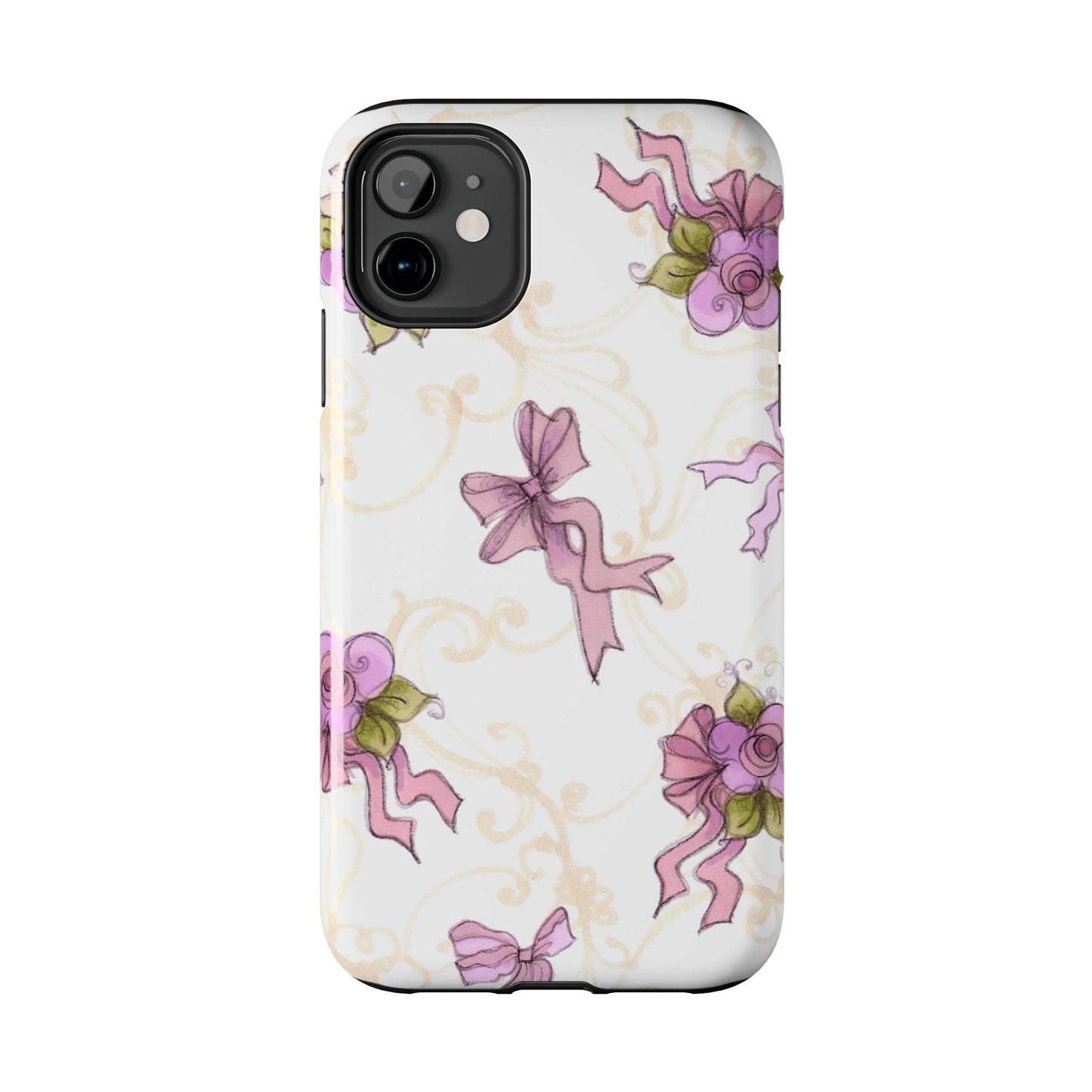 Flower Model Bow Flowers Phone Case