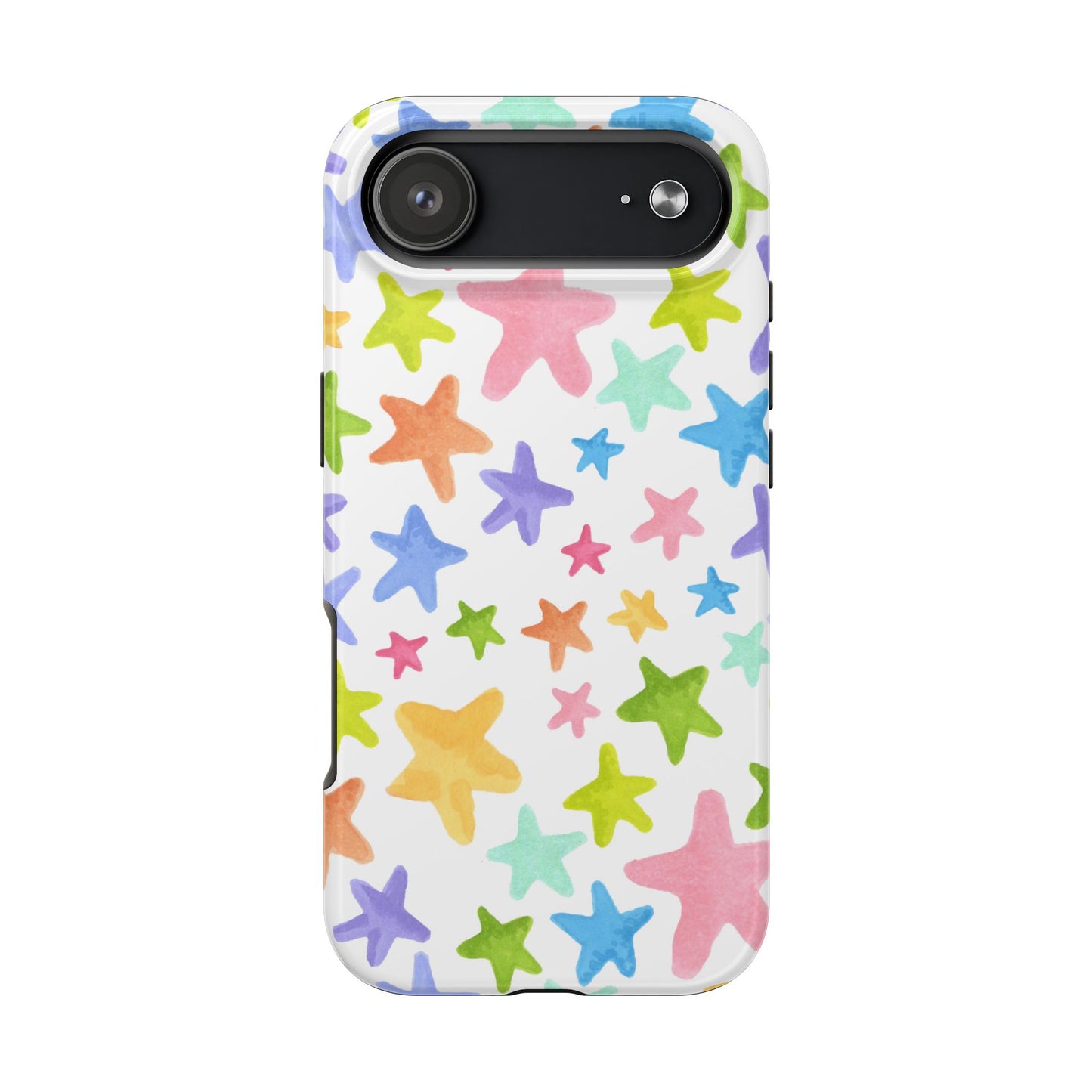Happy Stars White Phone Case
