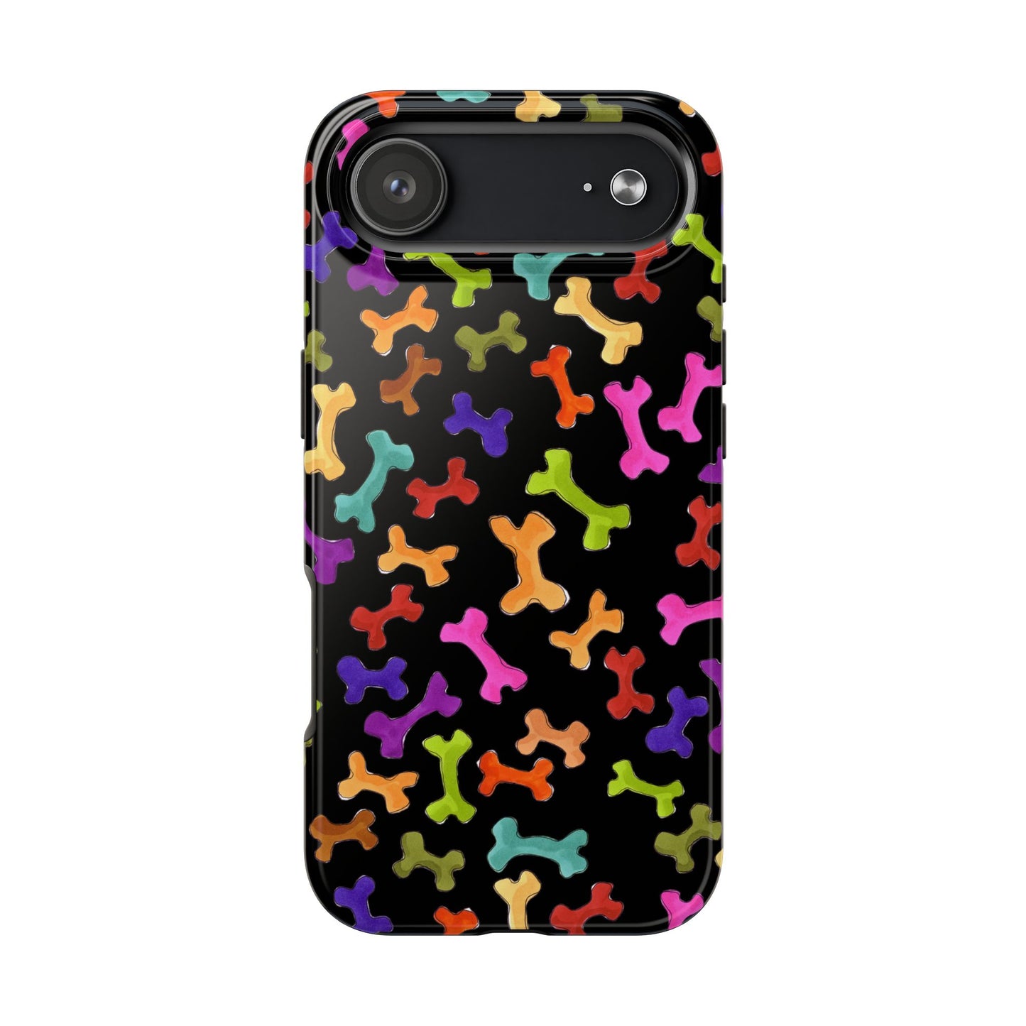 Happy Bones Black Phone Case