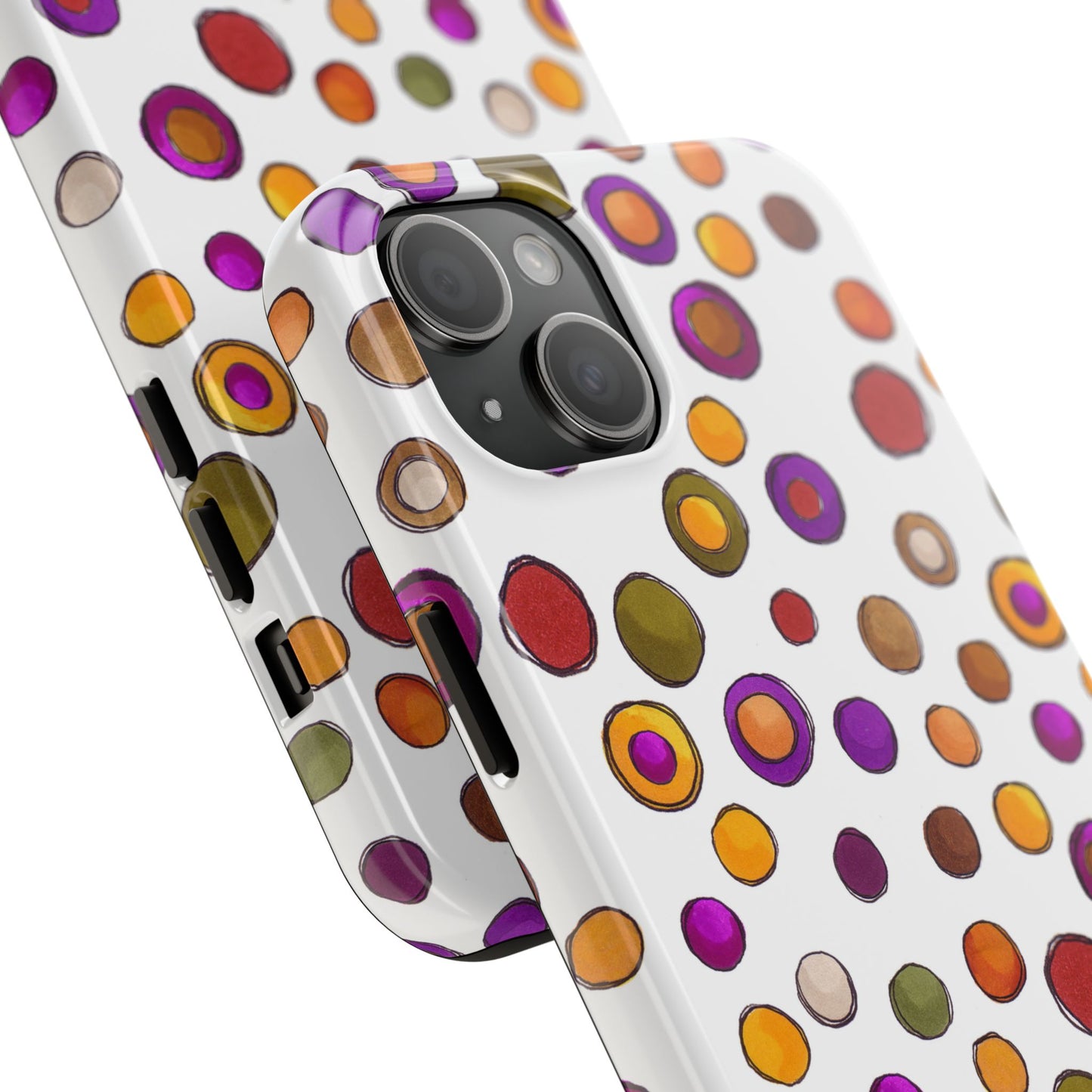 Sesame Dot White Phone Case