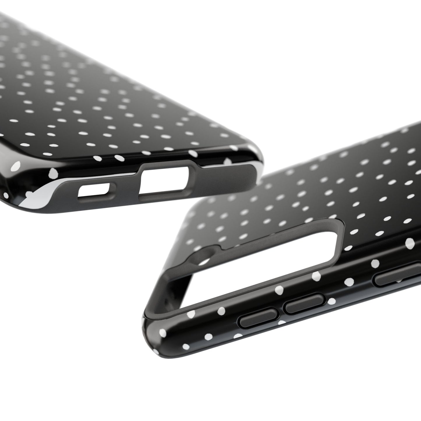Dinky Dots Black / White Phone Case