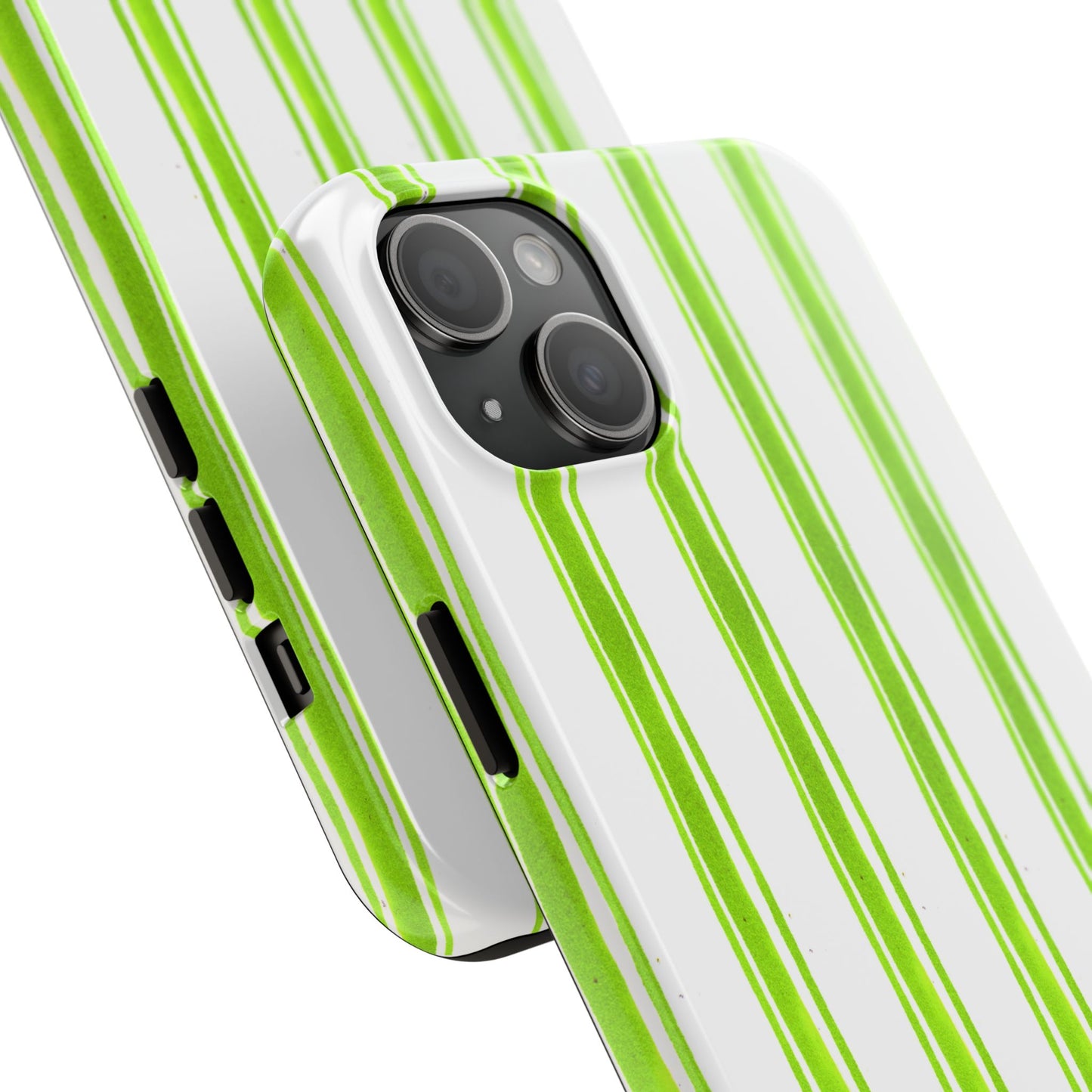 Awning Stripe Lime Phone Case