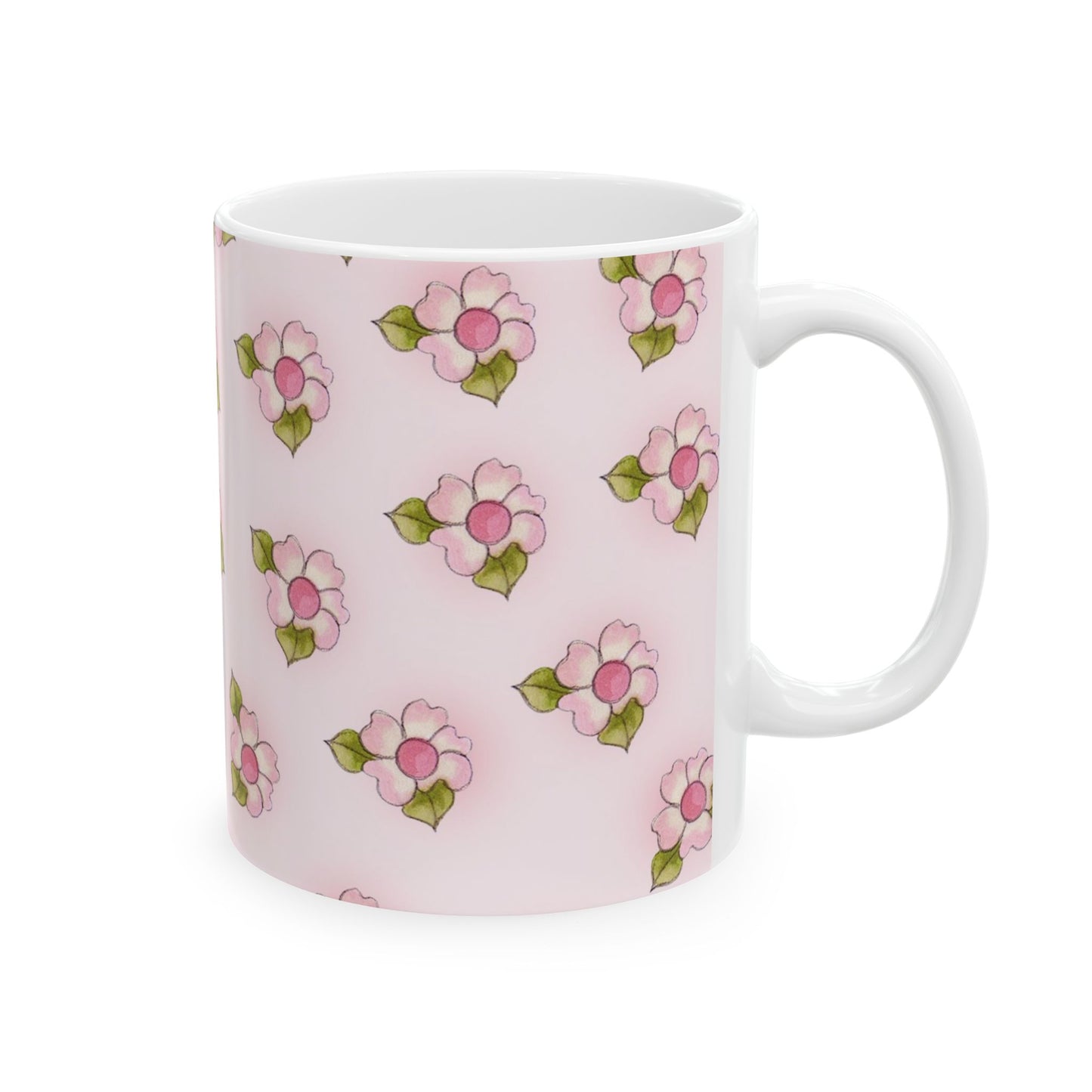 Daisy Delight Light Pink Cup