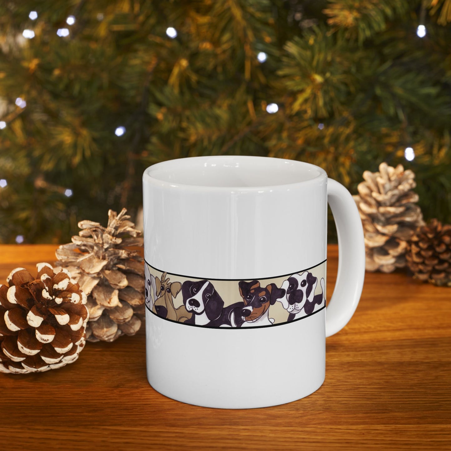 Doggie Border Tan Cup