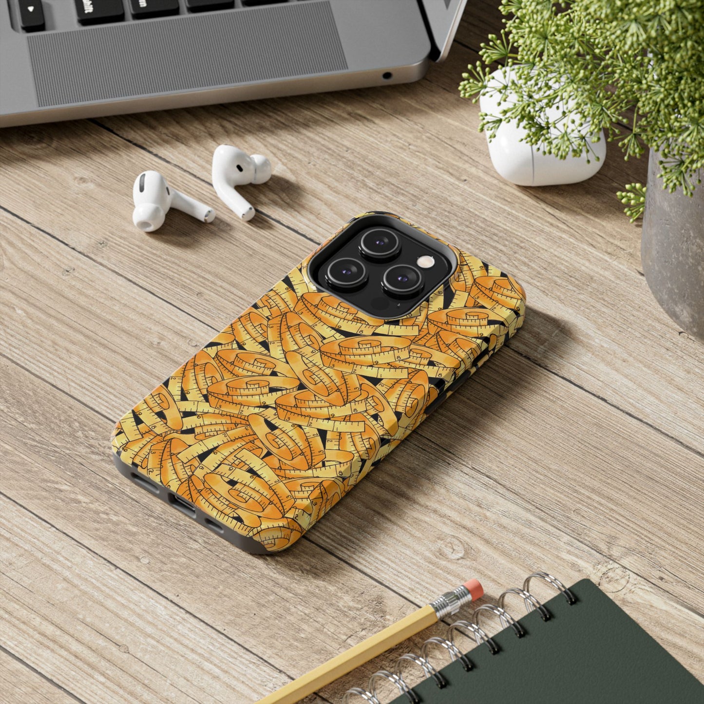 Tape Storm Black / Yellow Phone Case