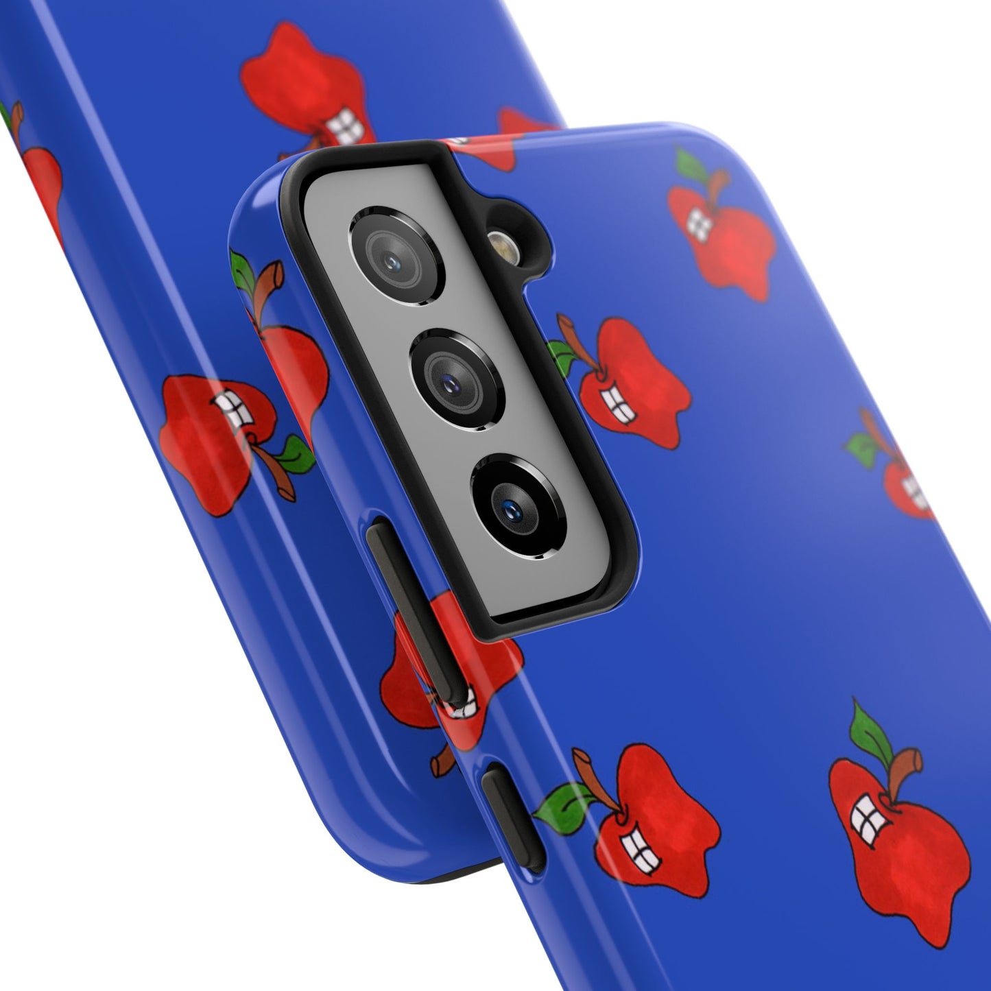 Flying Apples Blue Phone Case