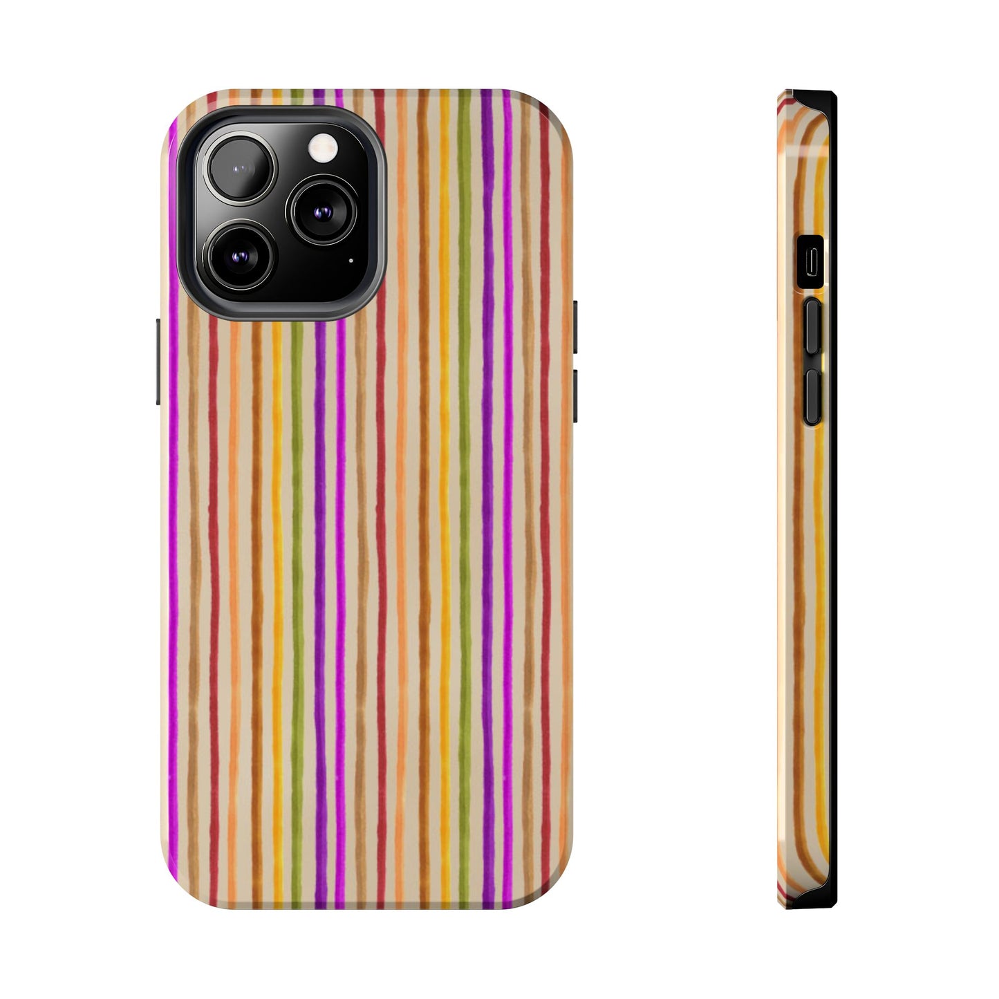 Spice Stripe Muslin Phone Case