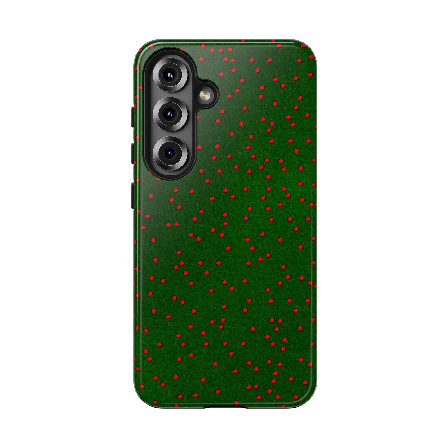 Happy Dots Green / Red Phone Case