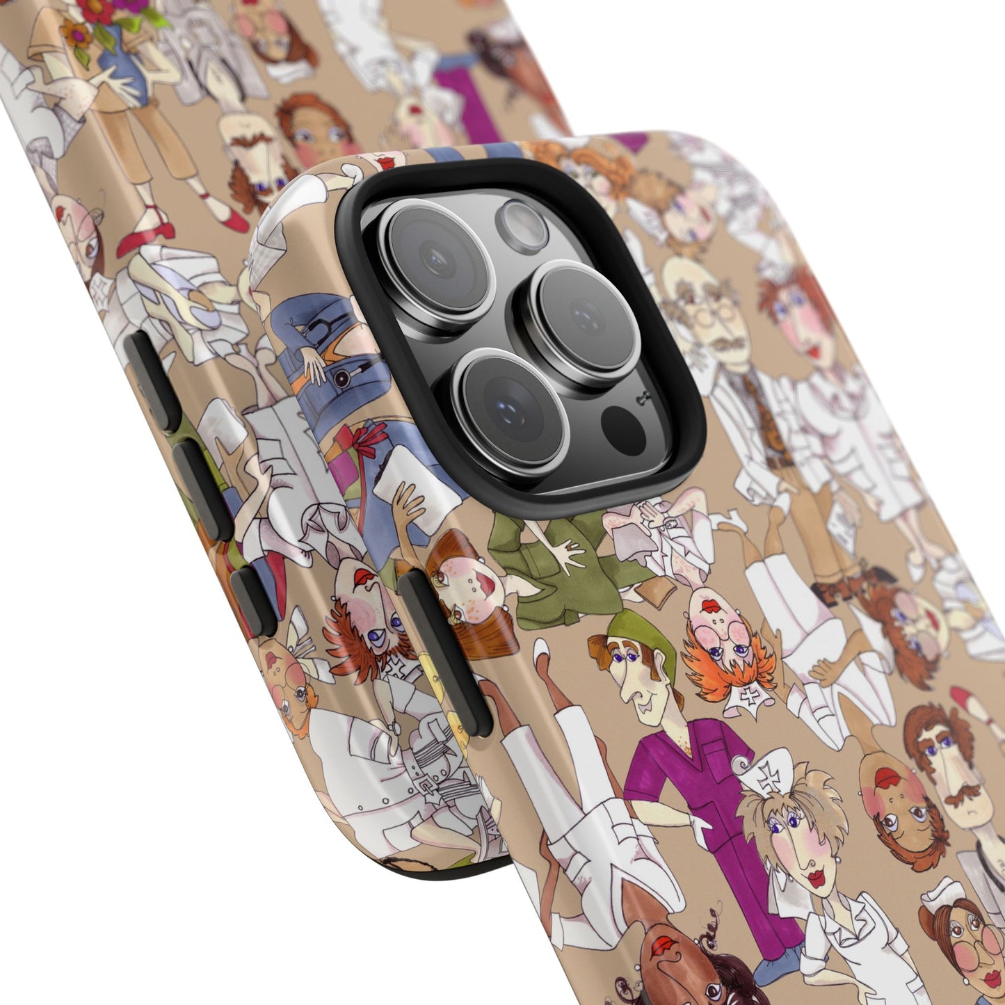 Diverse Nurse Khaki Phone Case