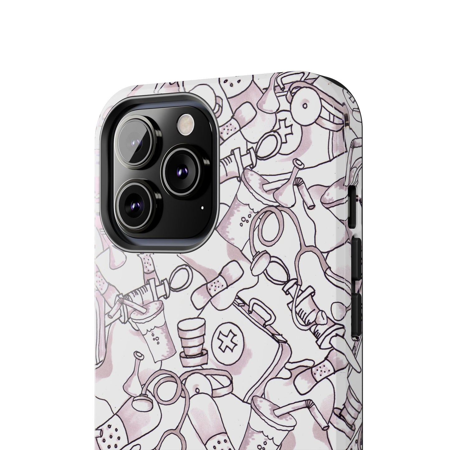 Med Stuff White Phone Case