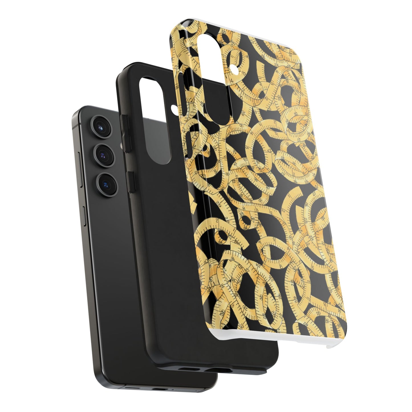 Tape Tangle Black Phone Case