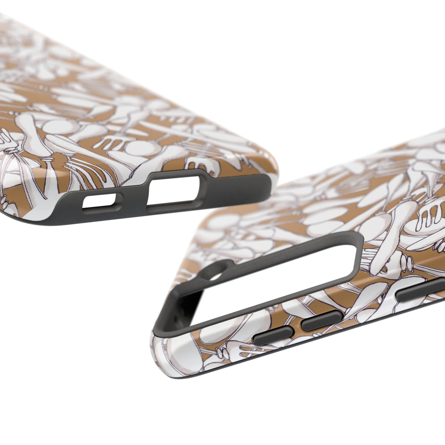 Silverware Wars Brown Phone Case