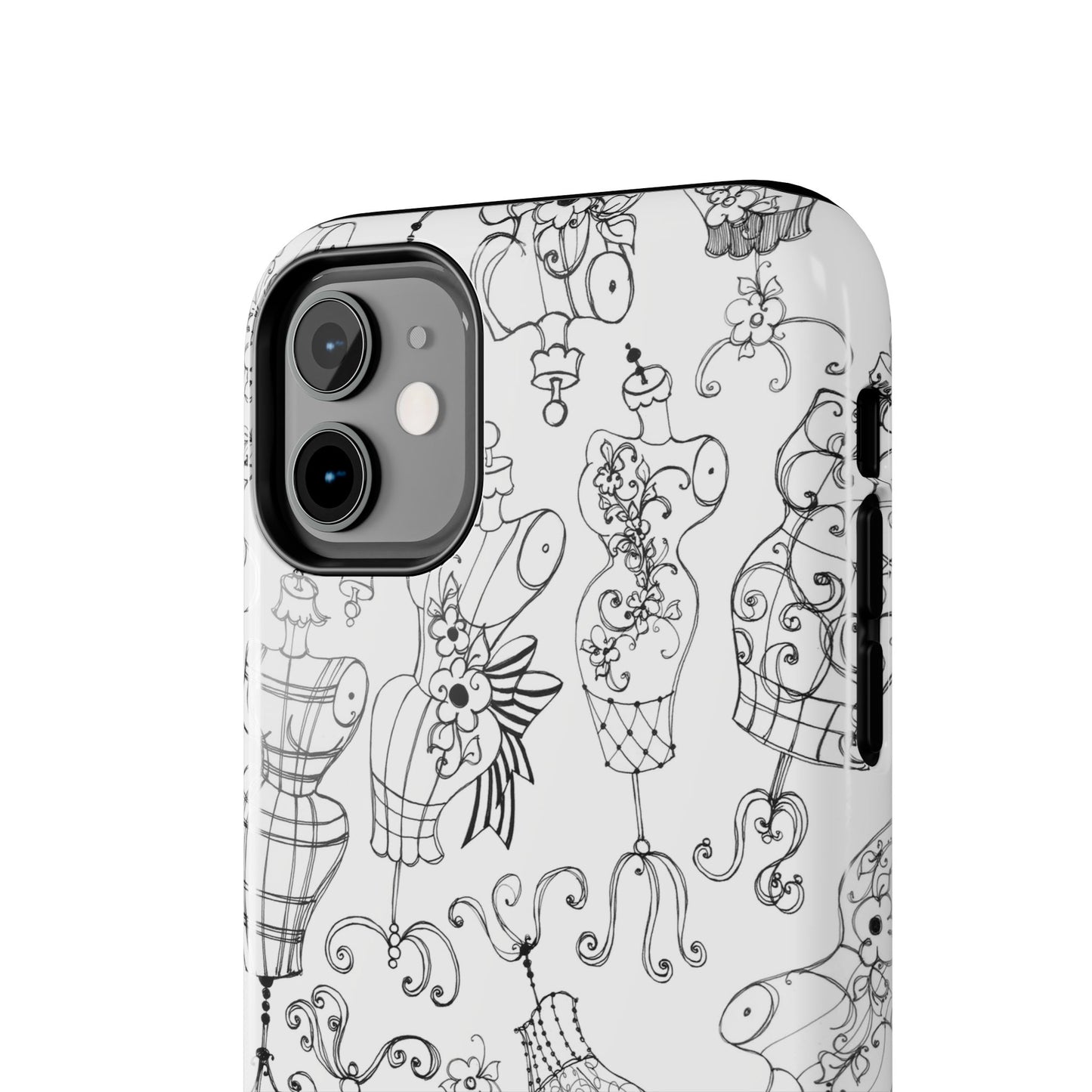 Mannequinique White / Black Phone Case